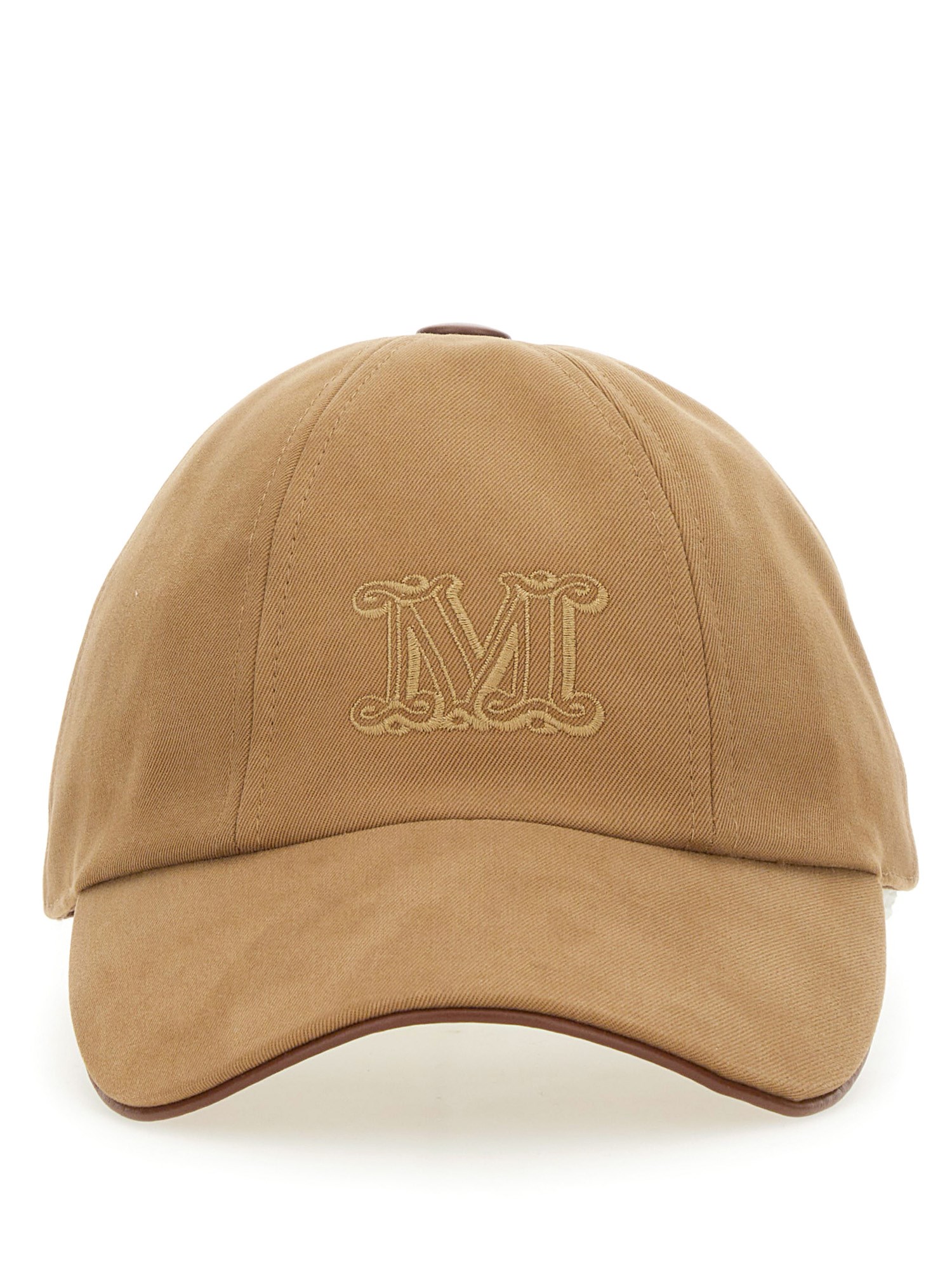 Max Mara Baseball Cap "rienza" In Brown