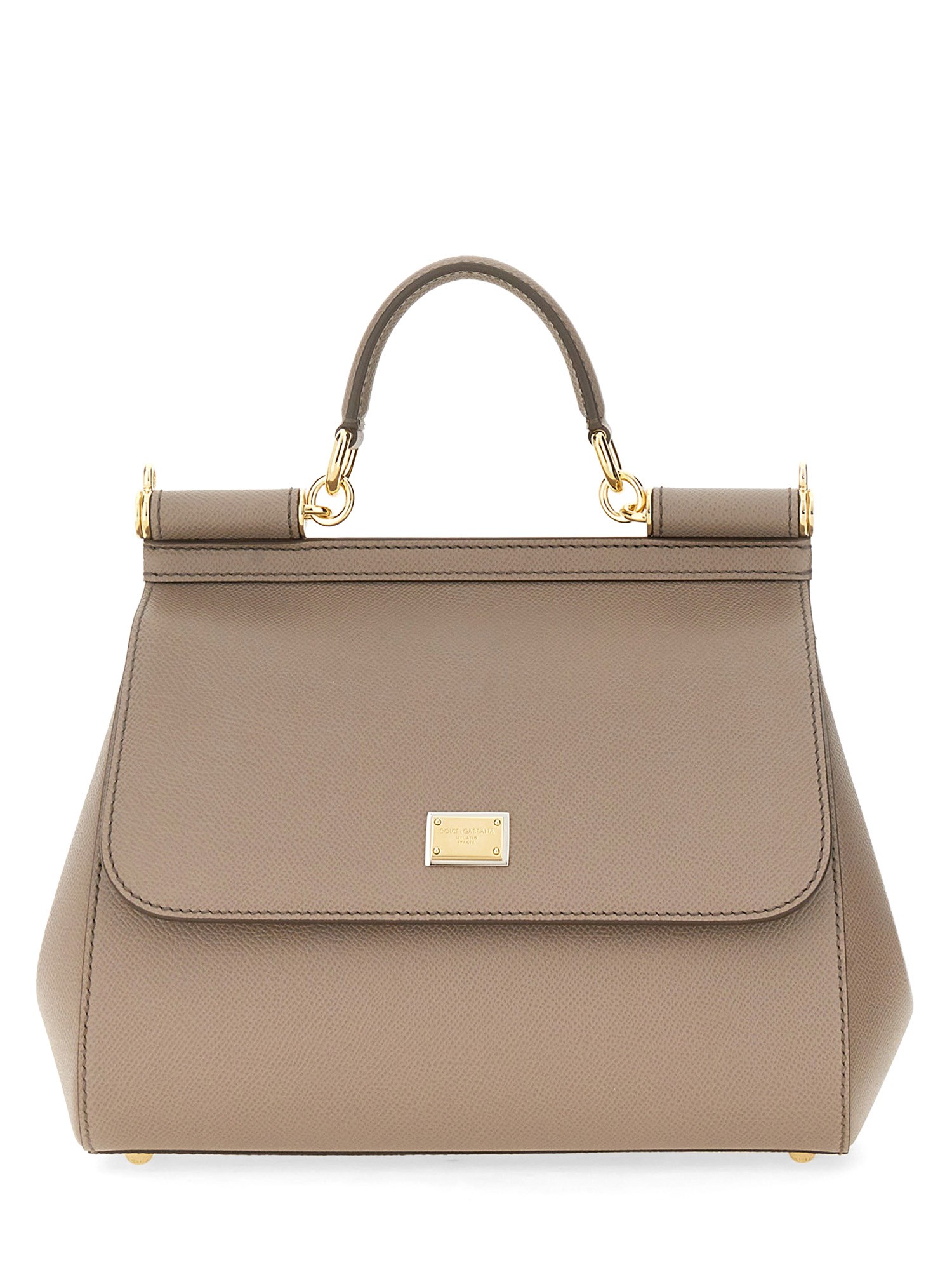 Shop Dolce & Gabbana Sicily Medium Bag In Dove