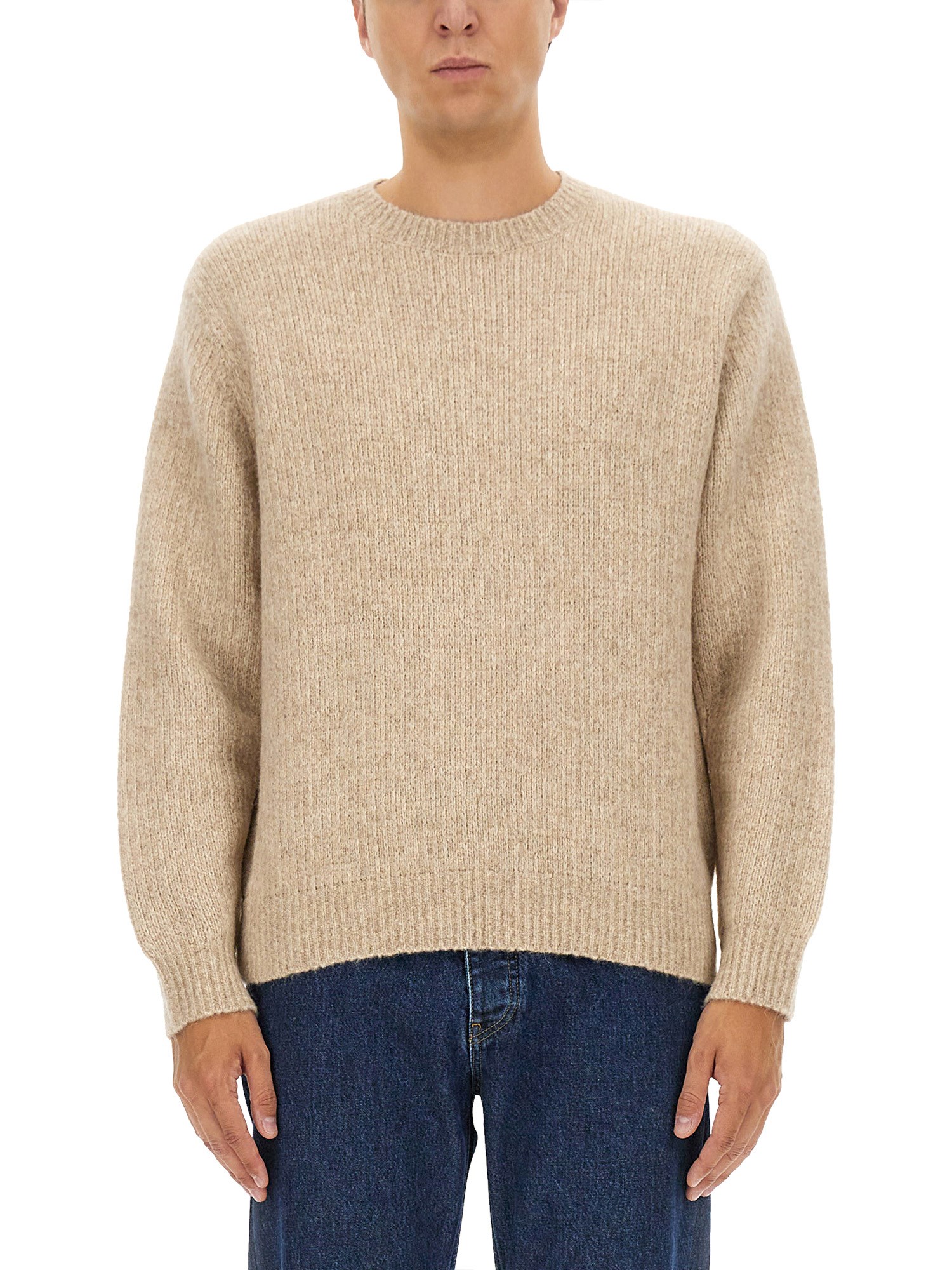 Sunflower Yak And Wool Blend Sweater In Beige