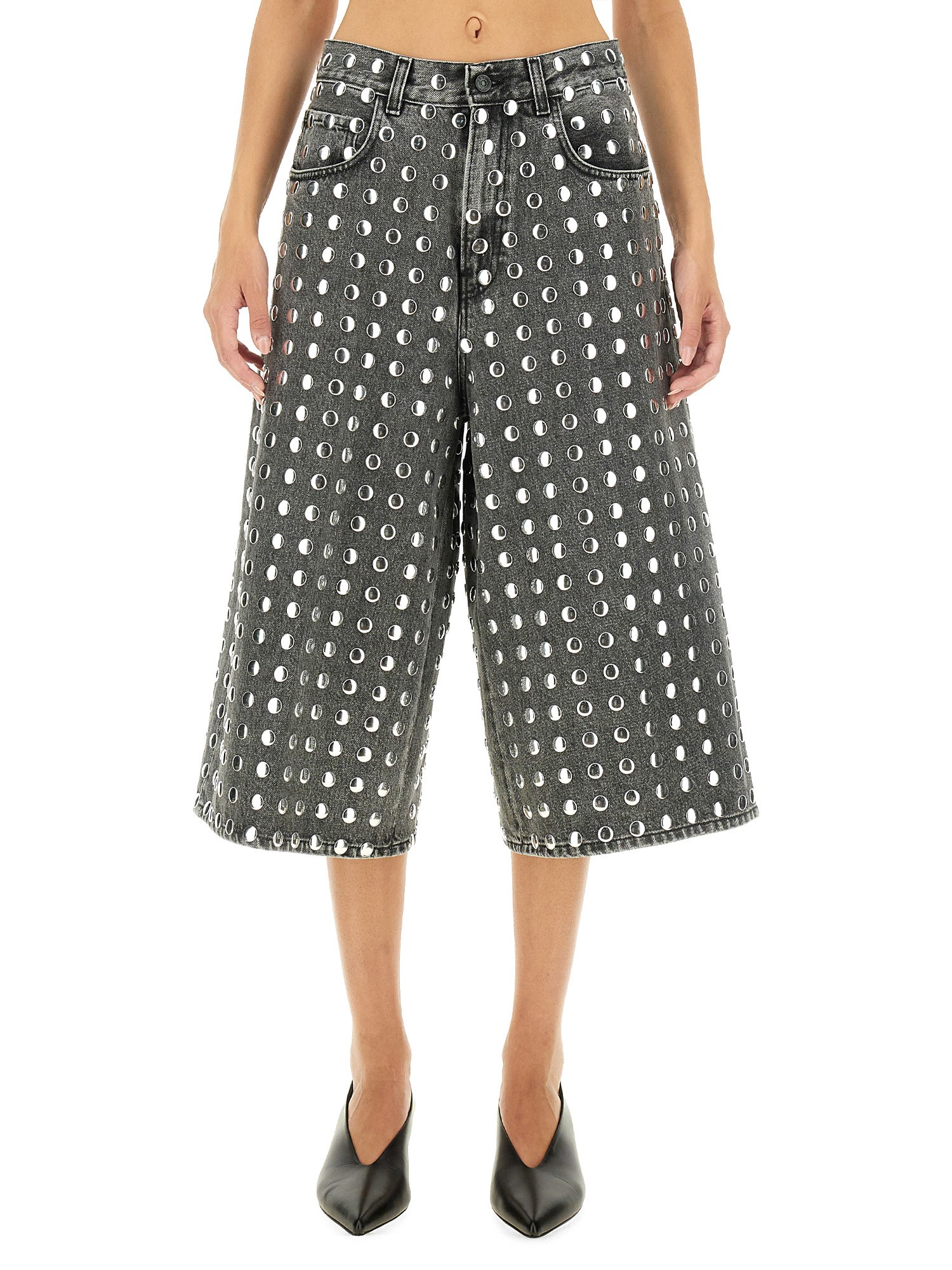 Haikure Belle Bermuda Shorts In Denim