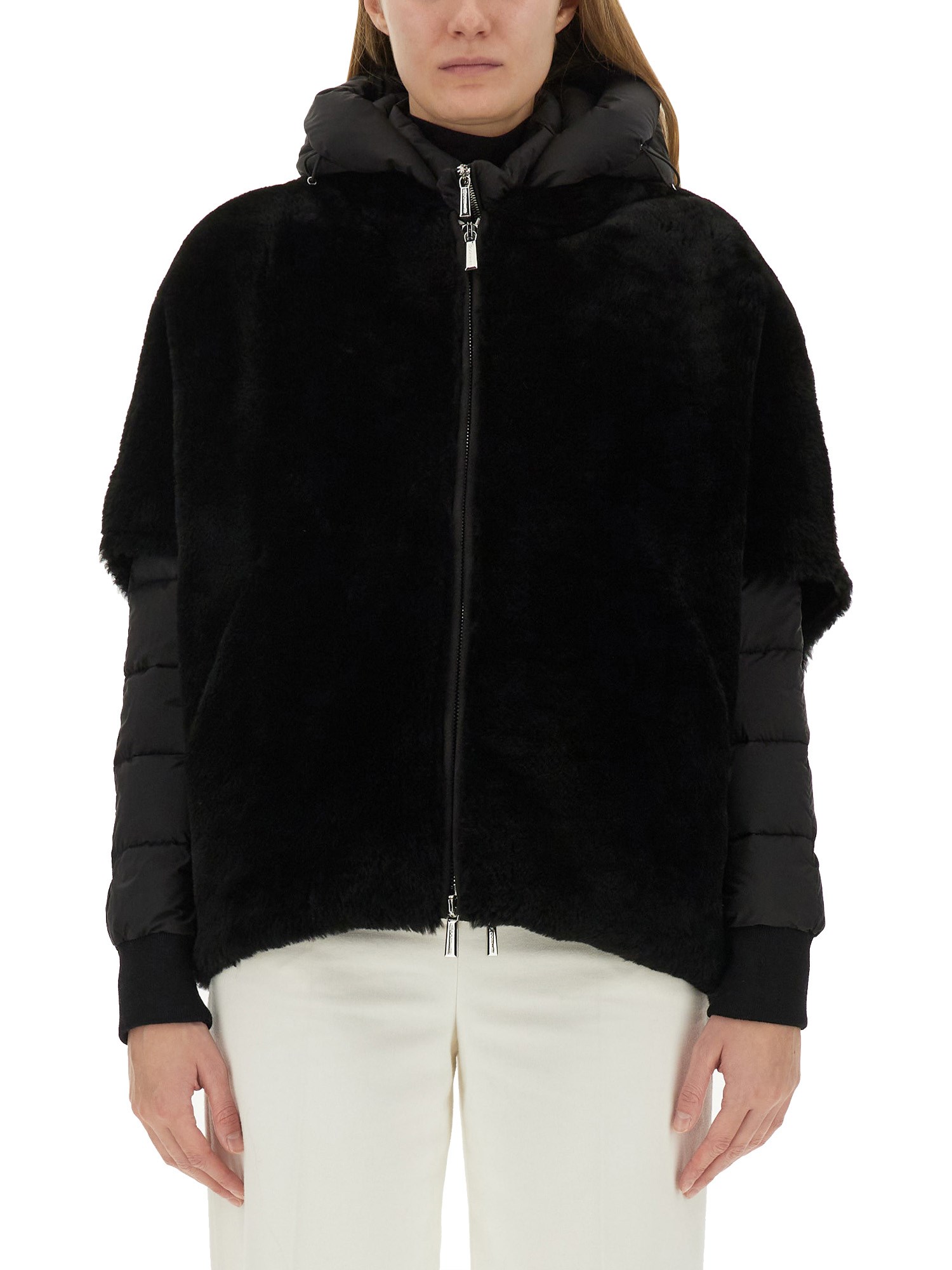 Shop Moorer Down Jacket "pegasus" In Black