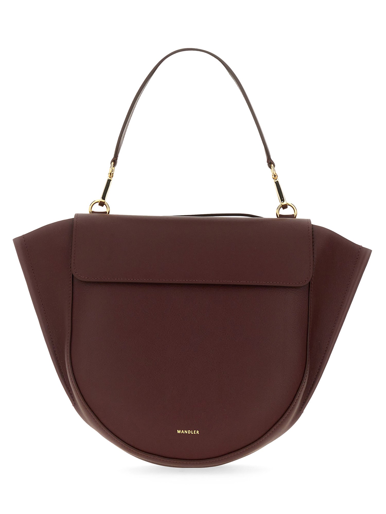 Shop Wandler Bag "hortensia" Medium In Bordeaux