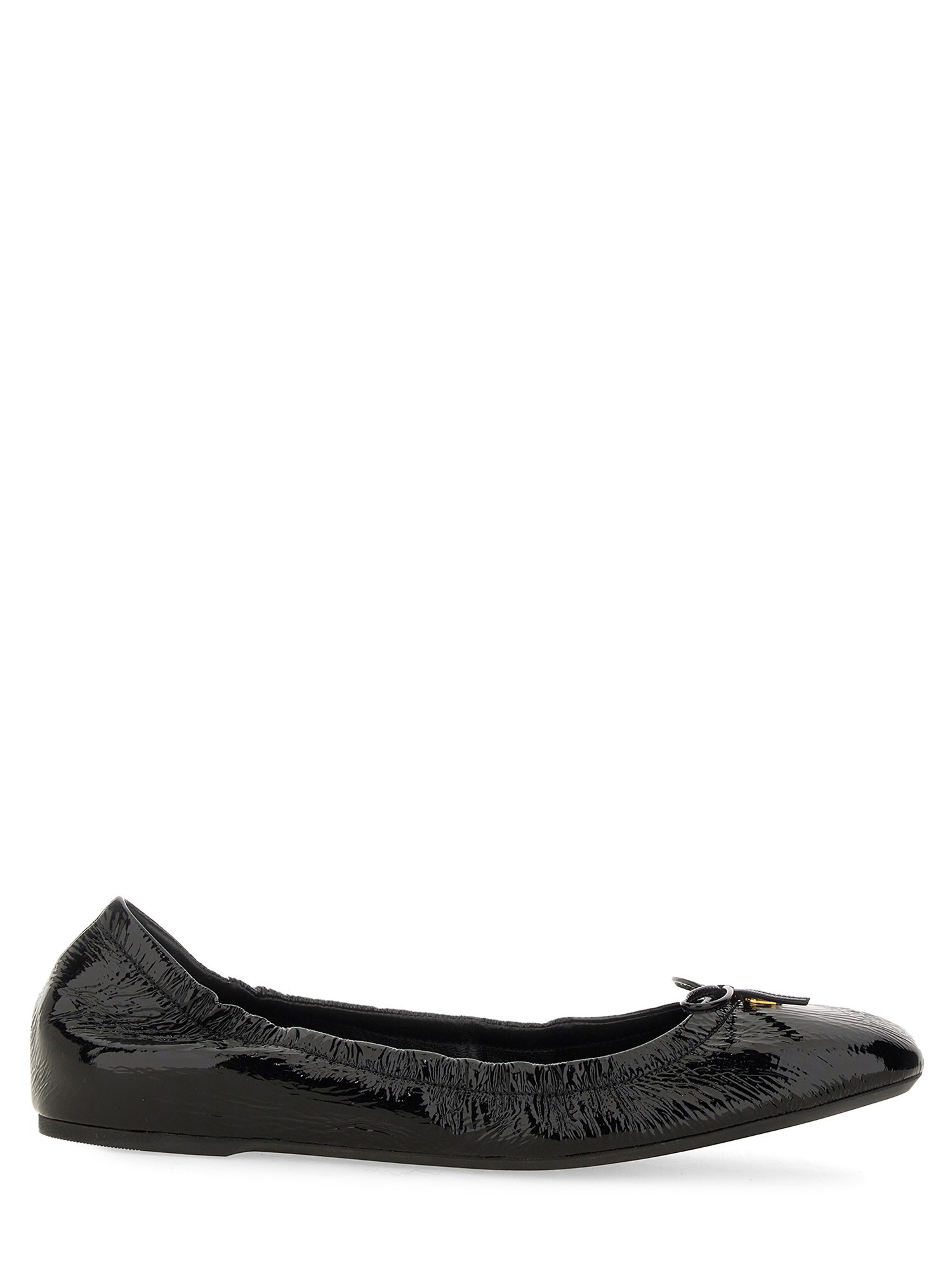 Shop Valentino Ballerina Vlogo Signature In Black