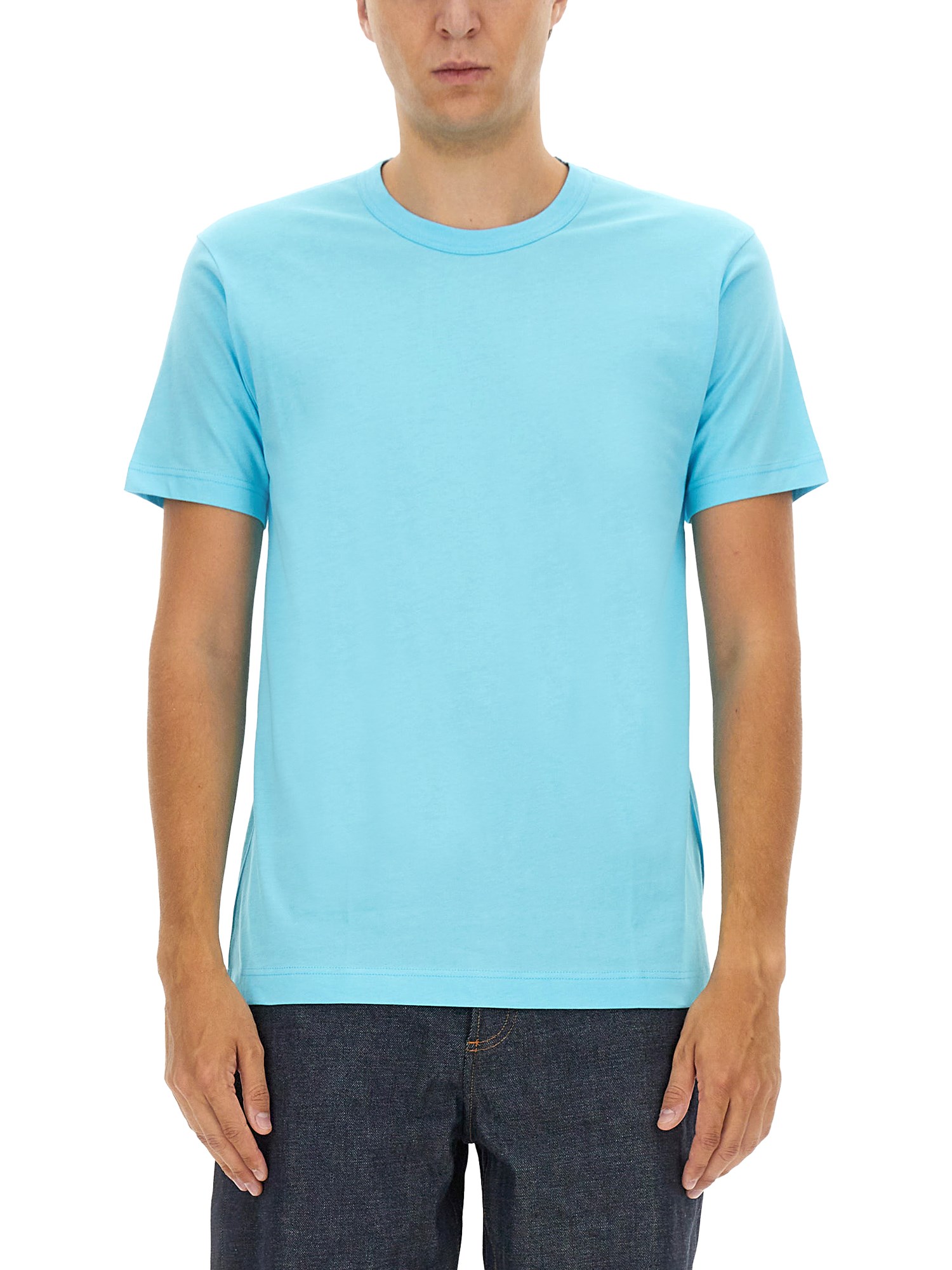 Shop Comme Des Garçons Shirt Jersey T-shirt In Blue