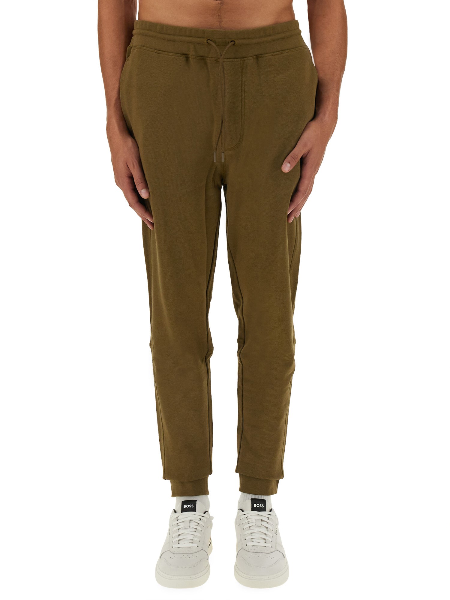 Shop Hugo Boss Jogging Pants In Green