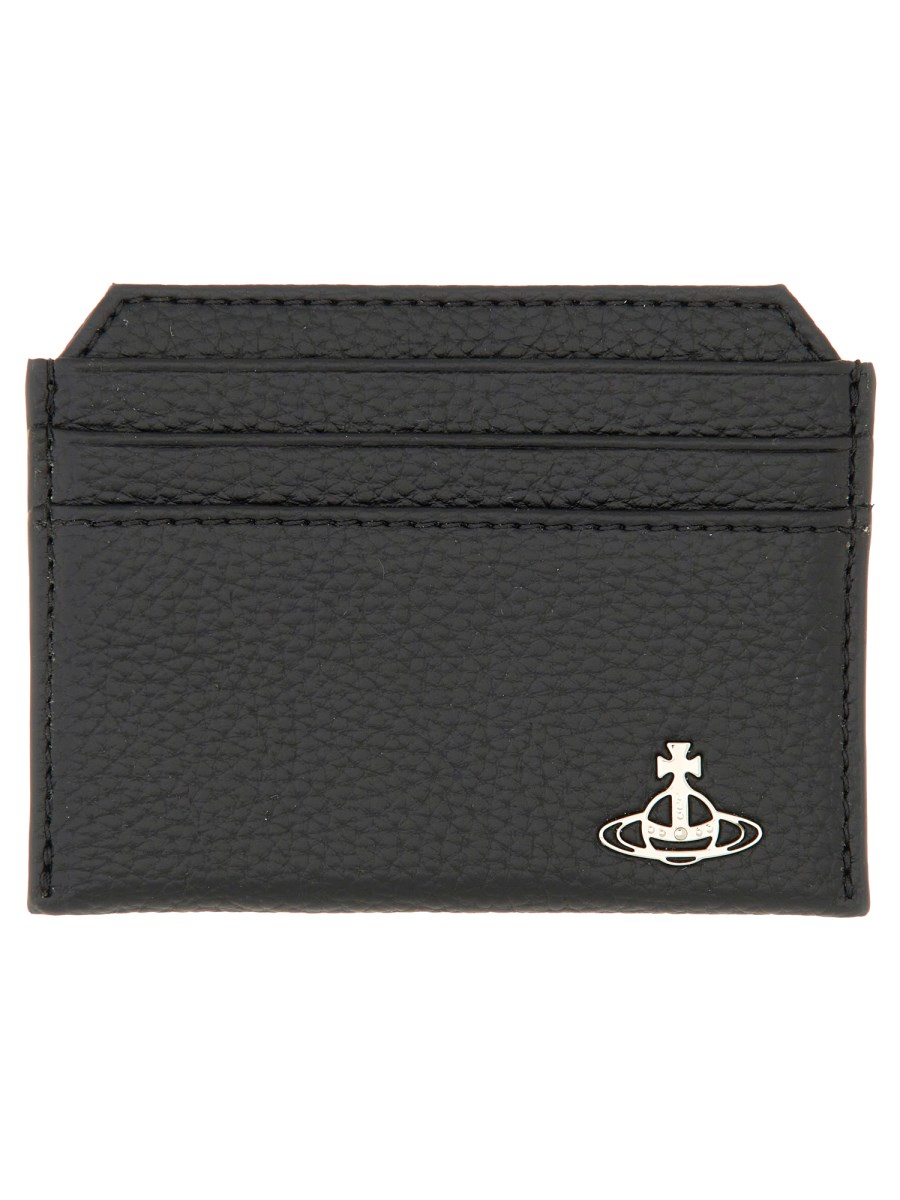 VIVIENNE WESTWOOD PORTACARTE SLIM CON LOGO ORB