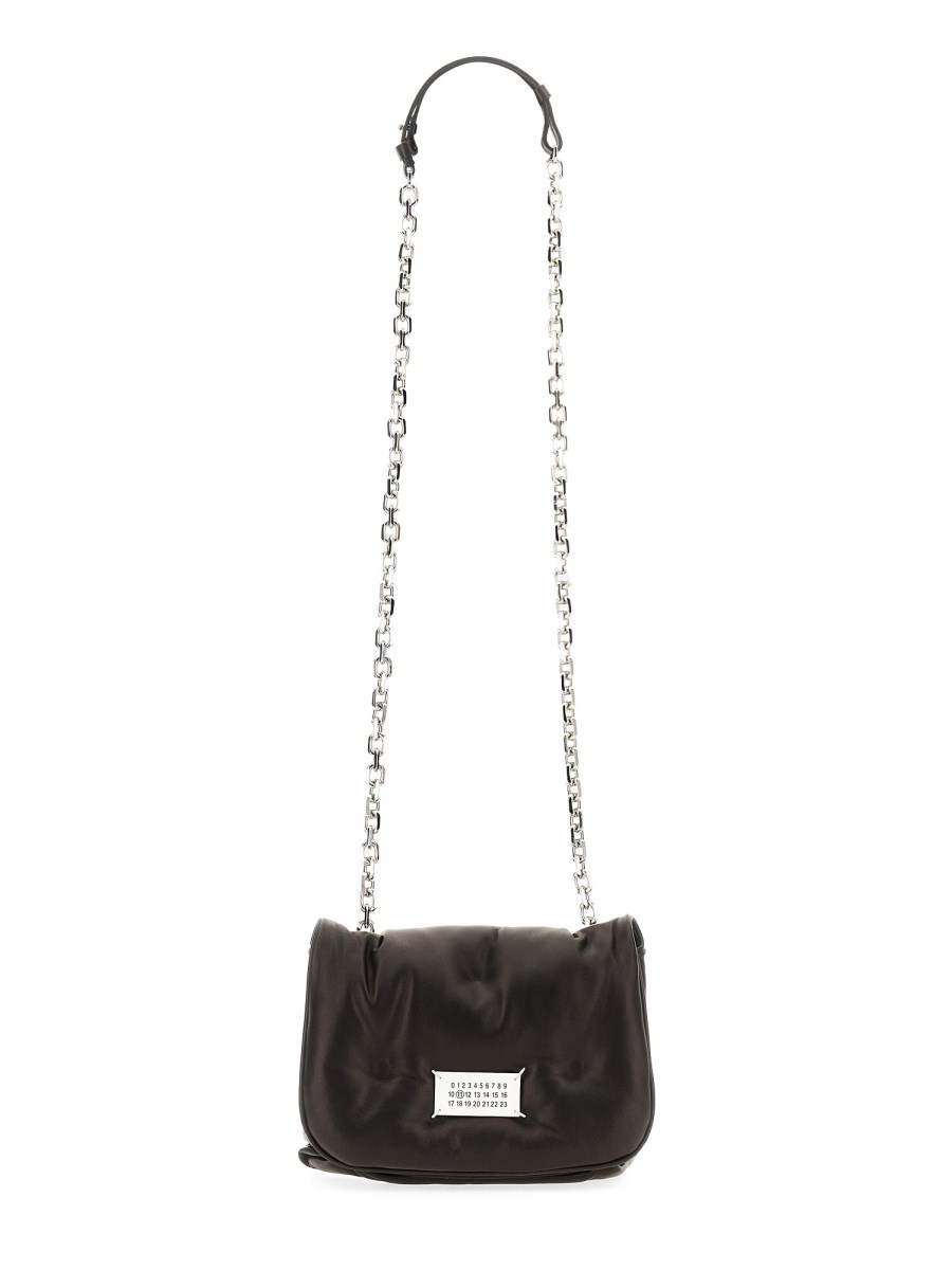 MAISON MARGIELA BORSA GLAM SLAM FLAP SMALL IN PELLE