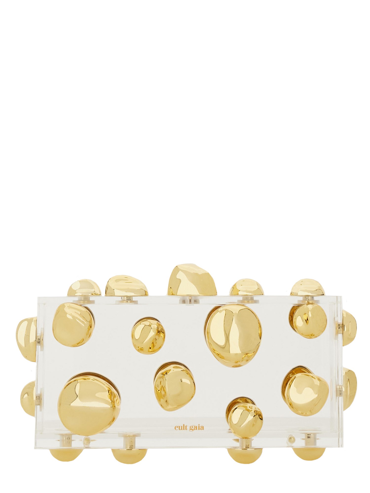 Shop Cult Gaia Clutch "orbs" In Gold