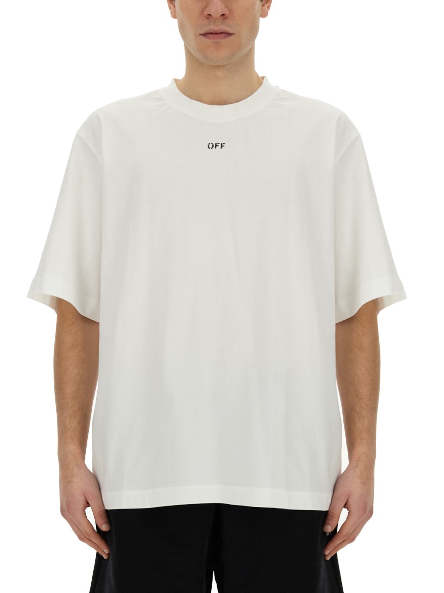 OFF-WHITE T-SHIRT CON LOGO