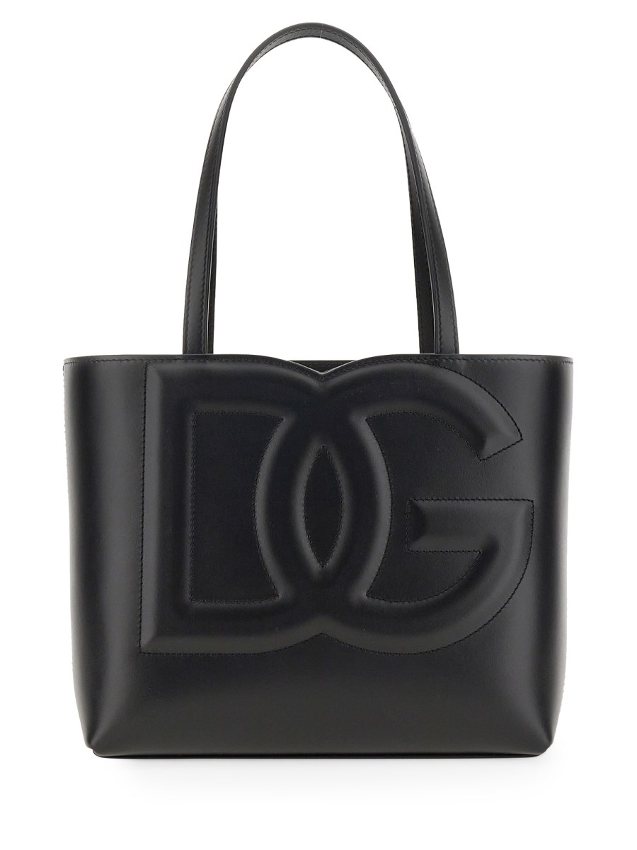 DOLCE & GABBANA BORSA SHOPPING SMALL IN PELLE