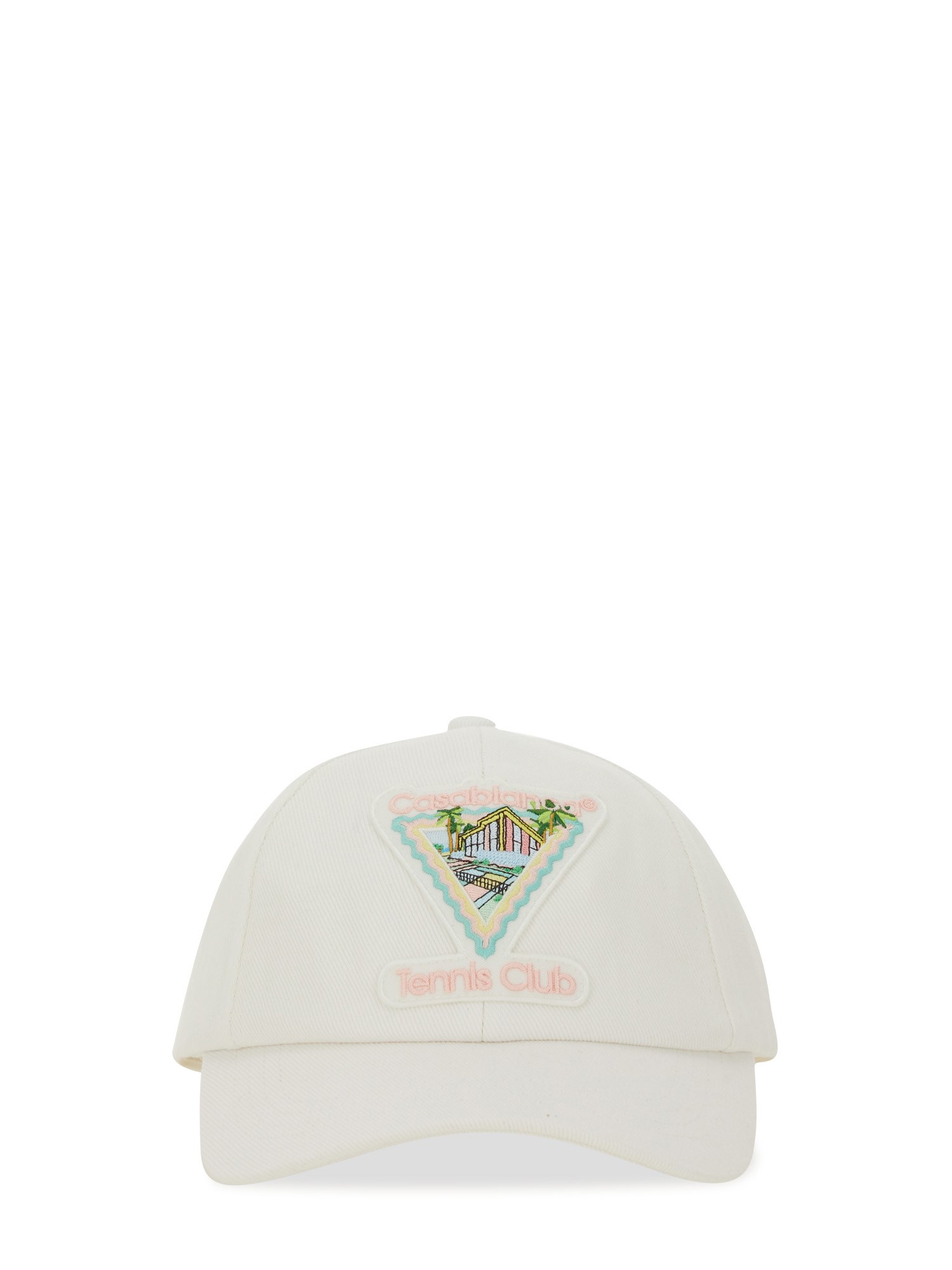 Shop Casablanca Baseball Cap In White