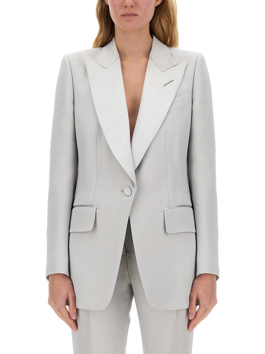 TOM FORD GIACCA TUXEDO MONOPETTO "BIANCA"