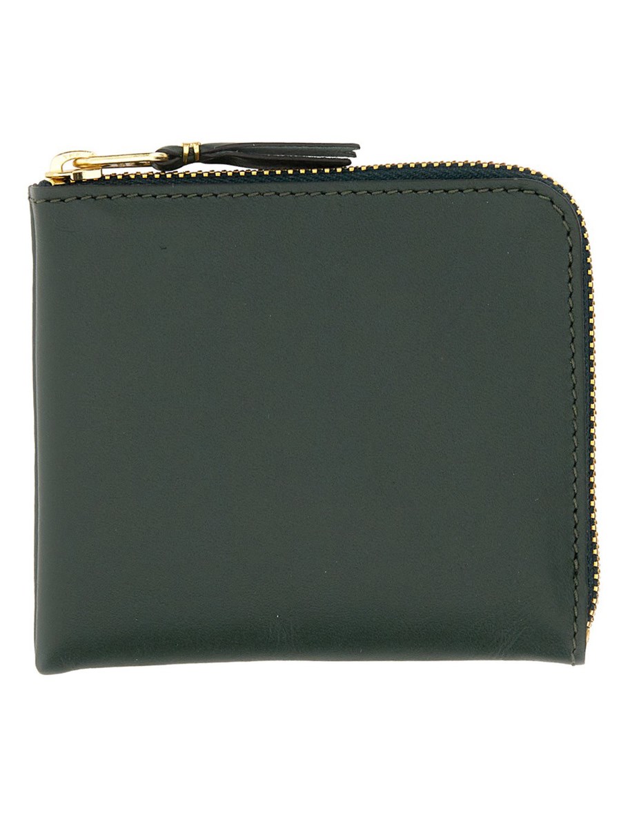 COMME DES GARCONS WALLET PORTAFOGLIO IN PELLE CON ZIP