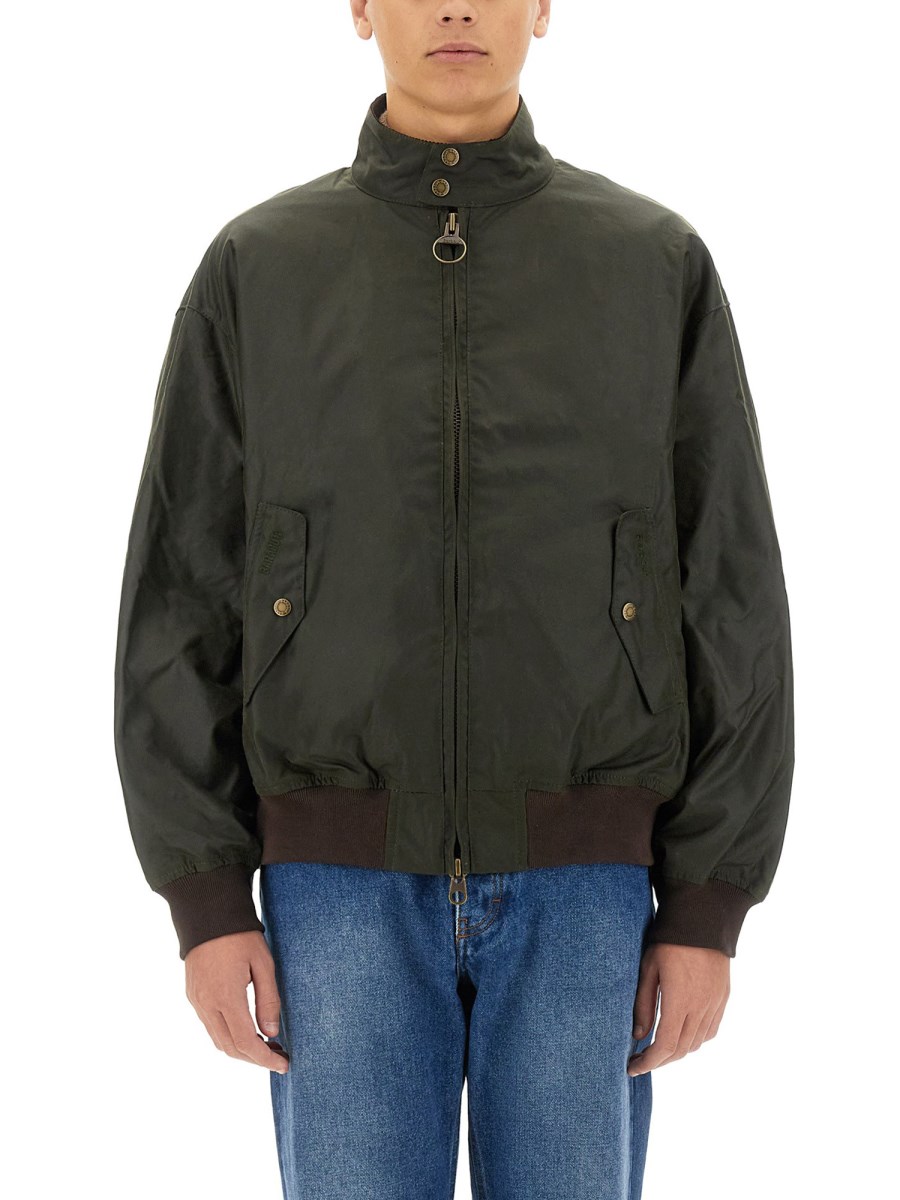 BARACUTA X BARBOUR GIACCA G9 HARRINGTON IN COTONE