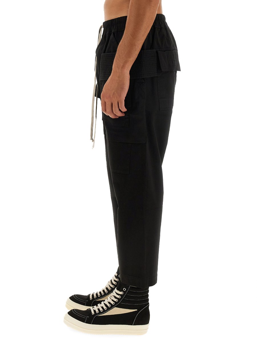 RICK OWENS DRKSHDW - COTTON CRETCH CARGO PANTS - Eleonora RICK OWENS DRKSHDW - COTTON CRETCH CARGO PANTS - Eleonora