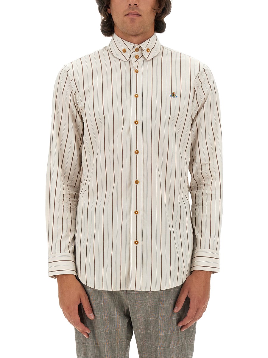 VIVIENNE WESTWOOD CAMICIA "KRALL" IN COTONE