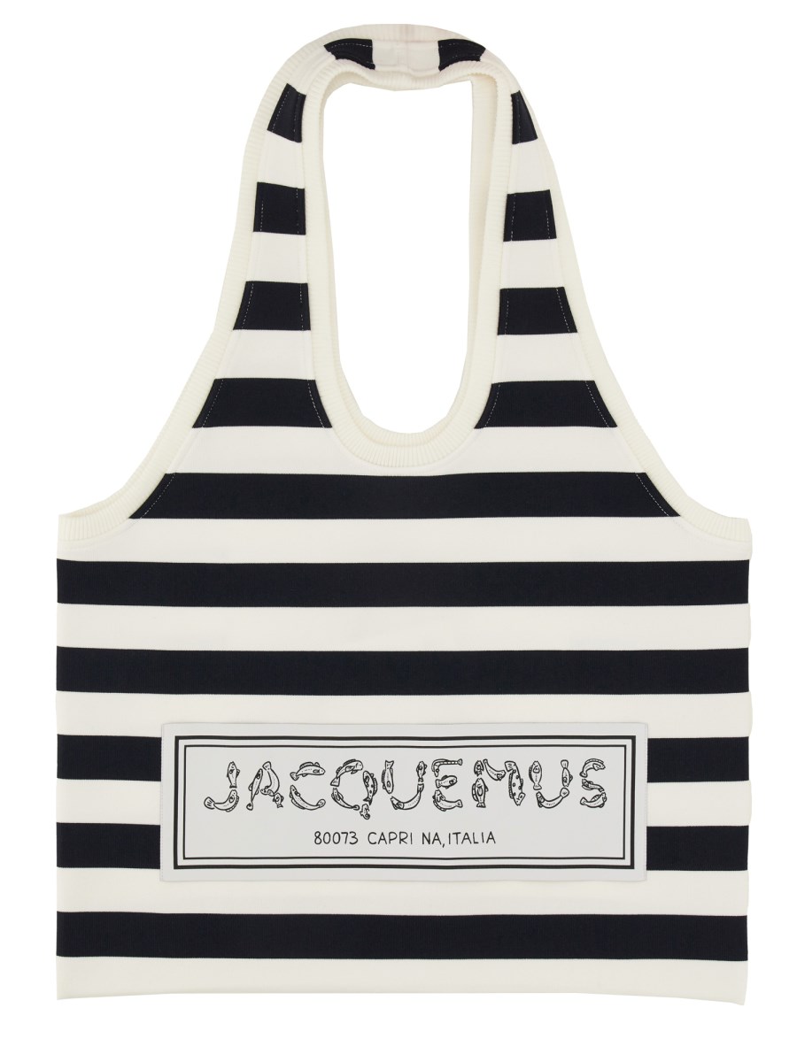 JACQUEMUS BORSA MORBIDA MARCEL A RIGHE