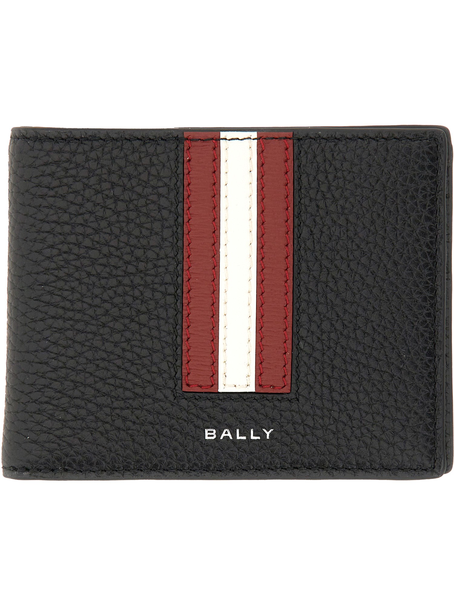 Shop Bally Bi-fold Wallet In Black