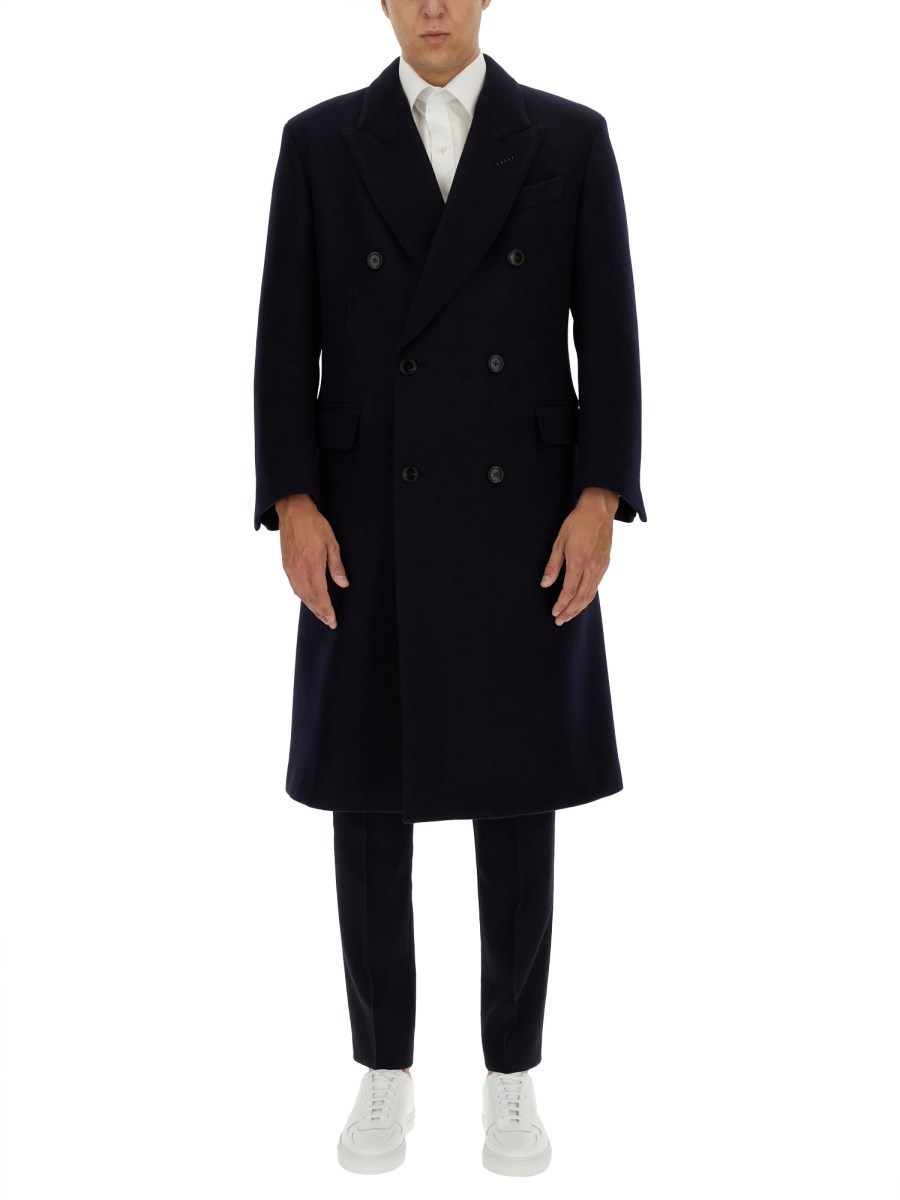 TOM FORD CAPPOTTO DOPPIOPETTO IN LANA