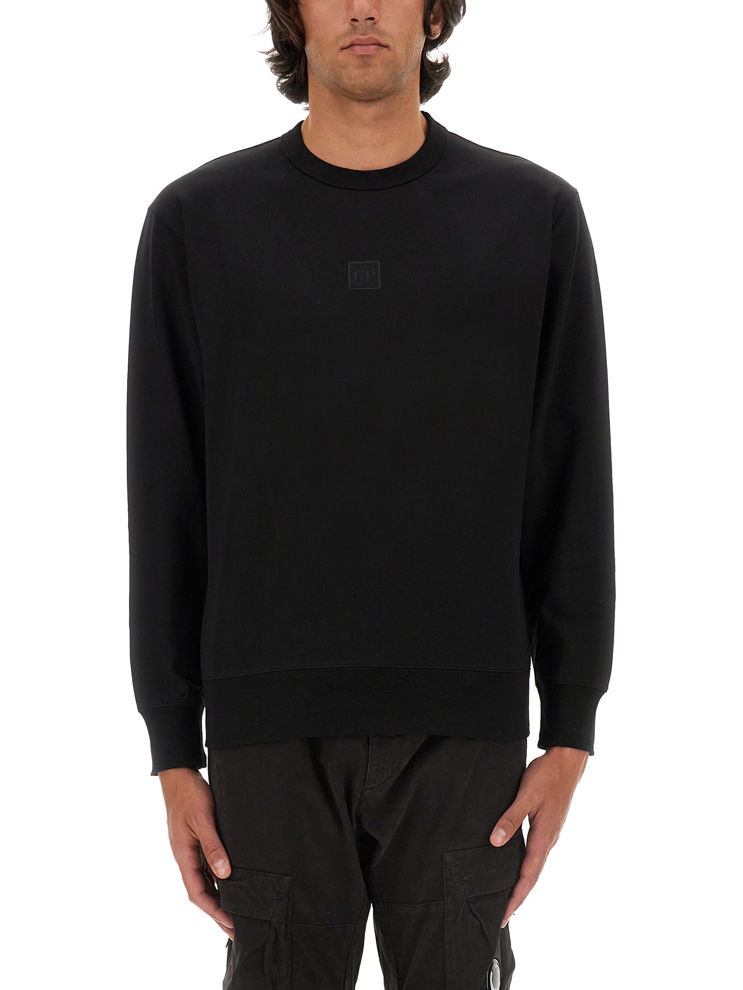 Shop C.p. Company C. P. Company Sweatshirt With Logo In Black