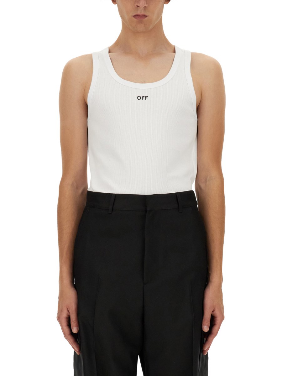 OFF-WHITE TANK TOP CON LOGO