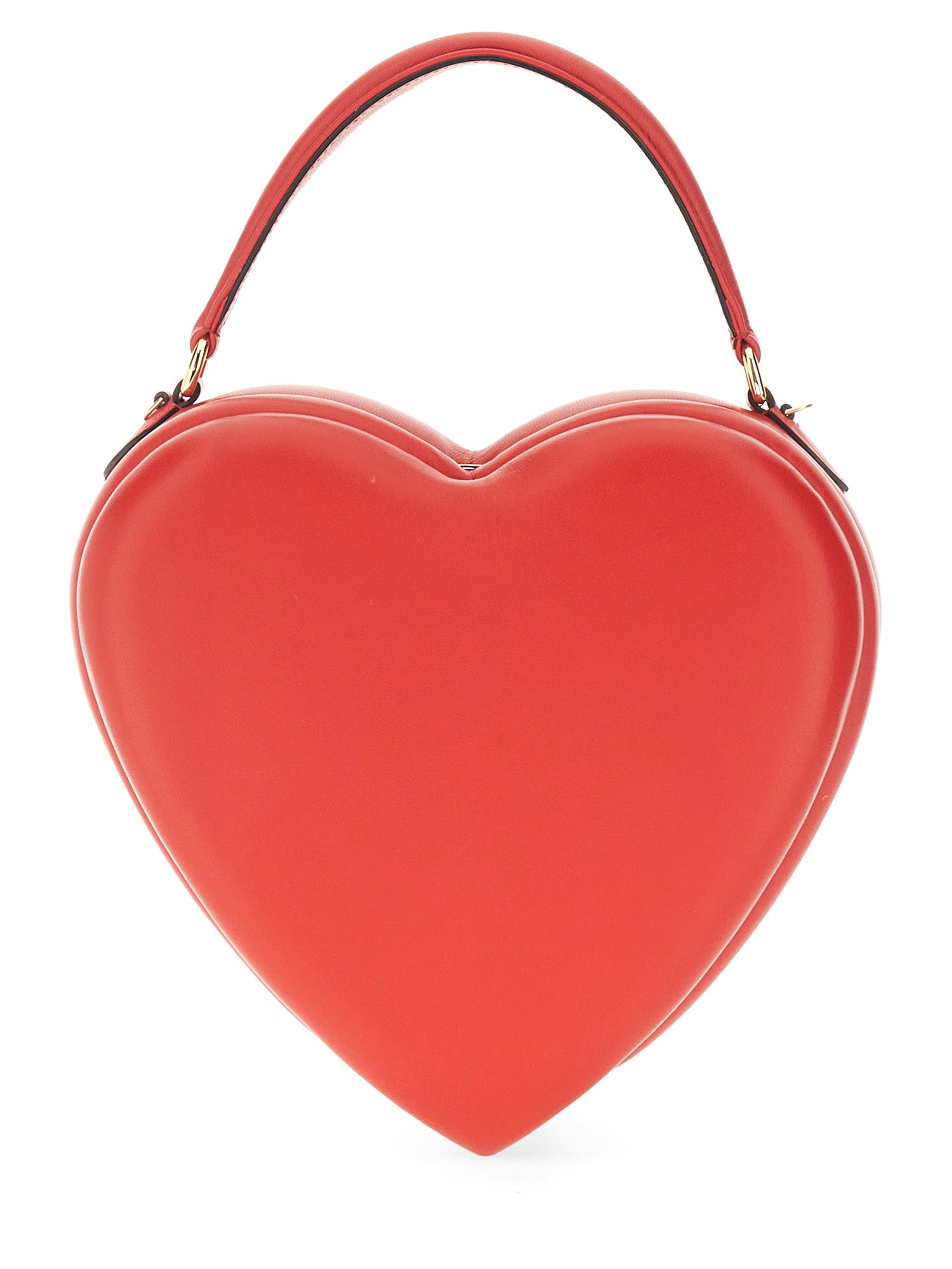 Shop Moschino Bag "heart" In Red