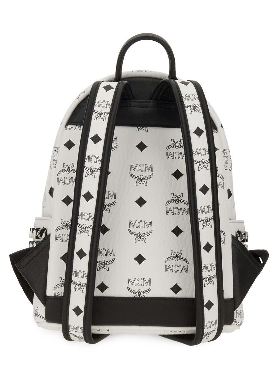 MCM STARK BACKPACK IN VISETOS WITH SIDE STUDS Eleonora Bonucci