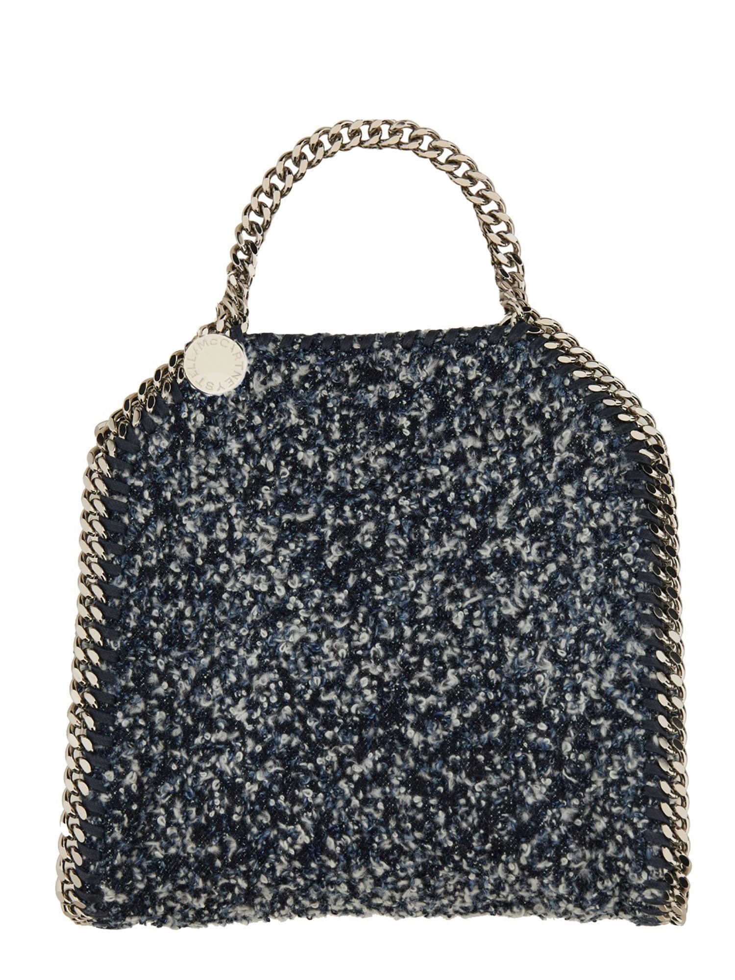 Shop Stella Mccartney Falabella Tiny Bag In Denim