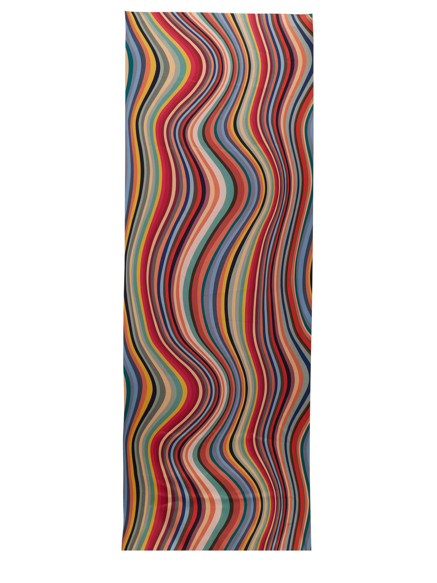 Shop Paul Smith Silk Scarf In Multicolour