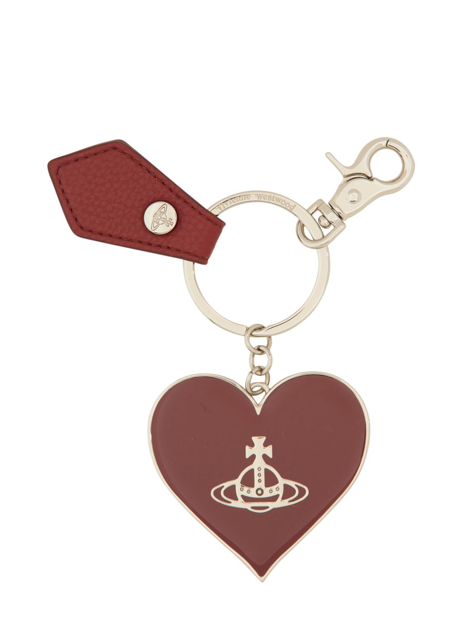 VIVIENNE WESTWOOD PORTACHIAVE MIRROR HEART ORB