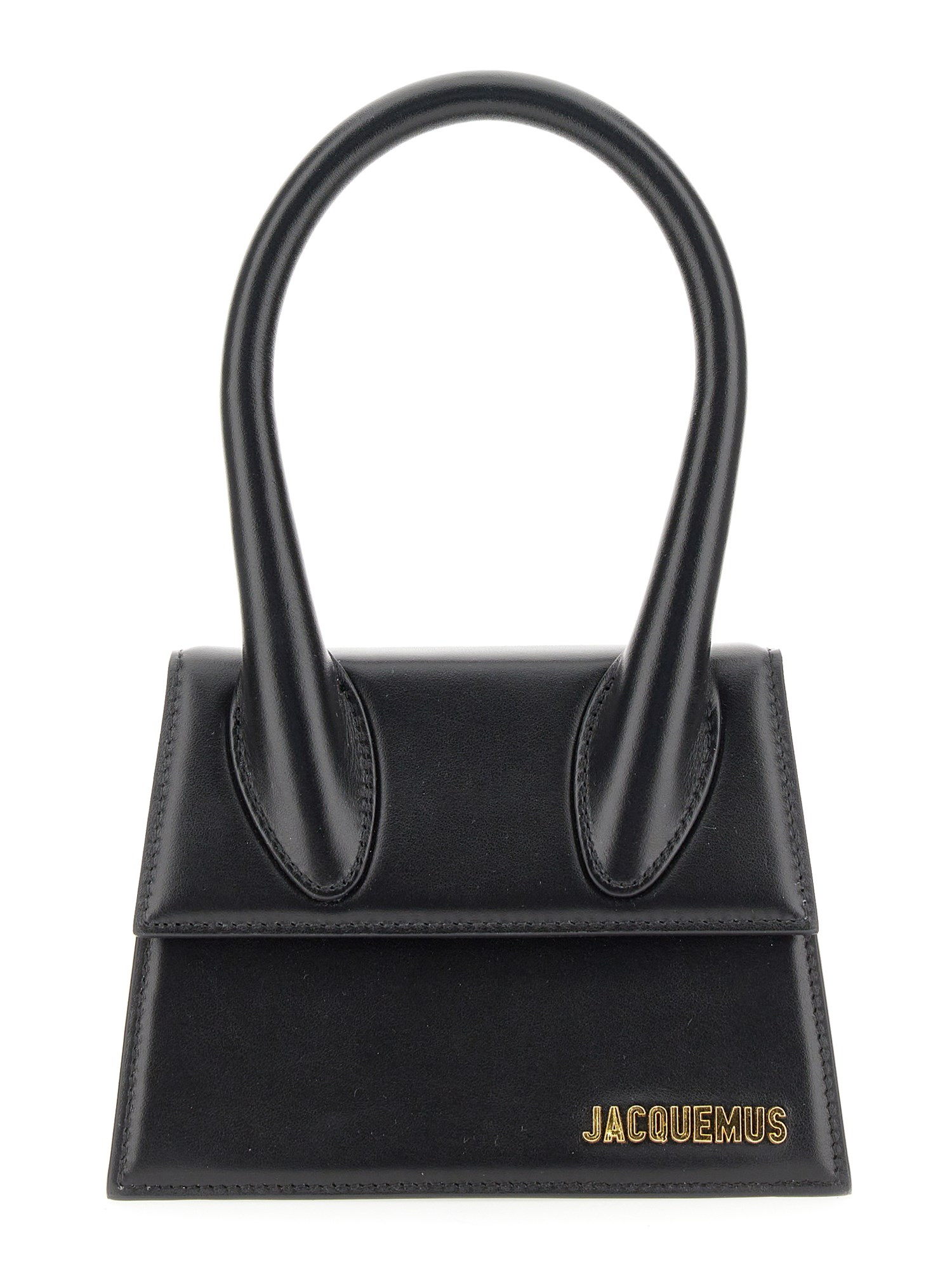 Shop Jacquemus Medium "chiquito" Bag In Black