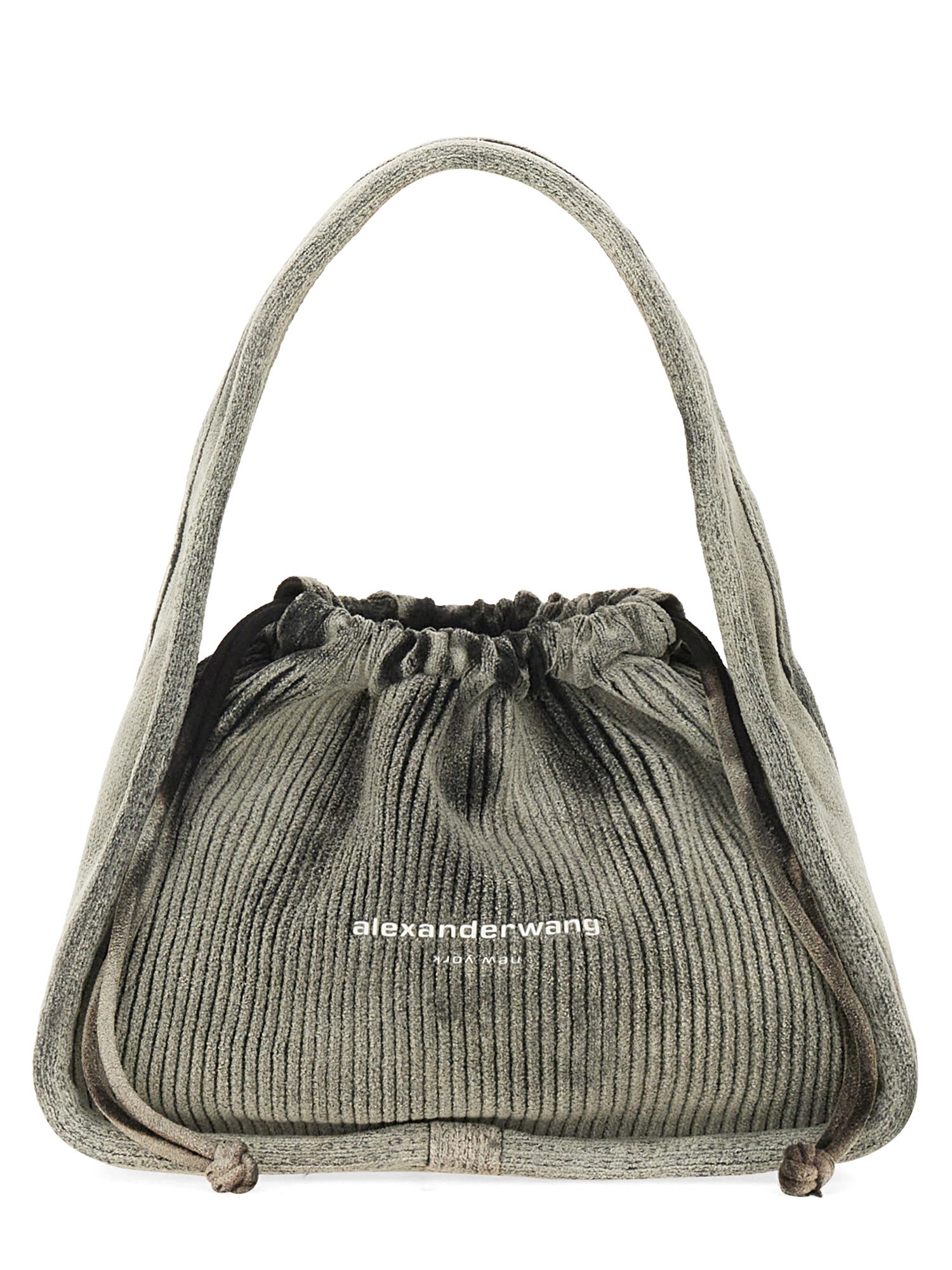 Shop Alexander Wang Bag "ryan" Small In Charcoal