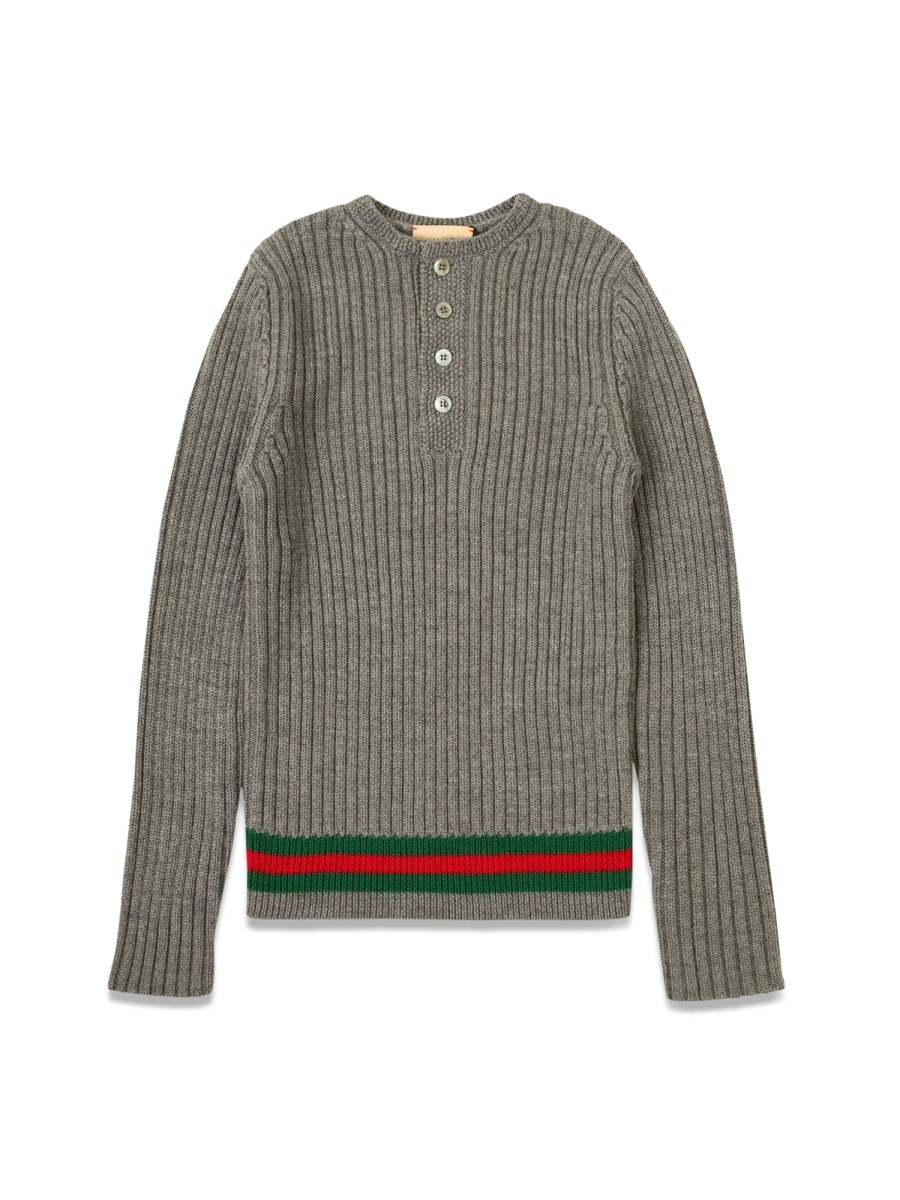 j l/s crew neck wo rib st/grey/ green/red