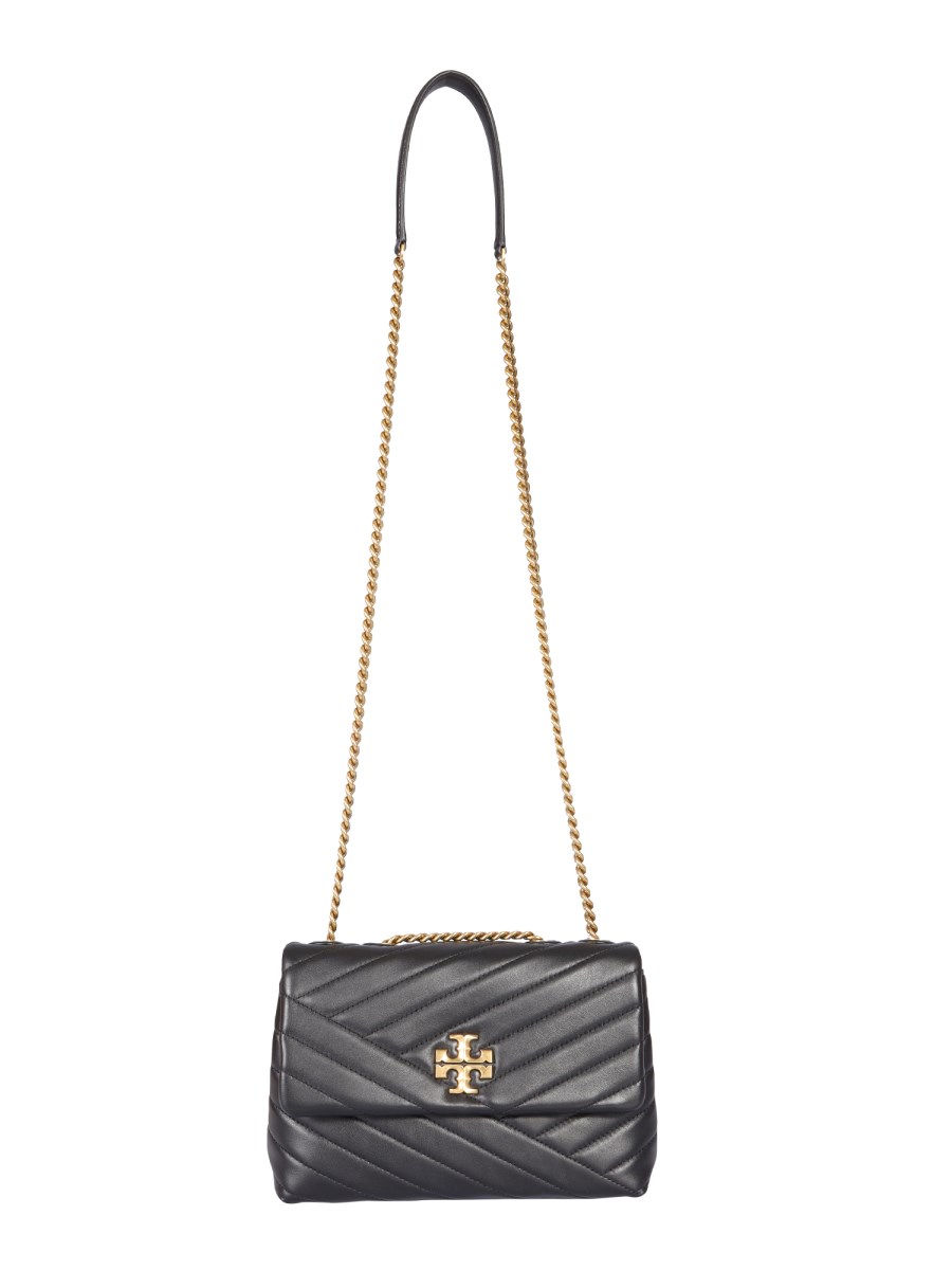 TORY BURCH BORSA A SPALLA "KIRA" SMALL CONVERTIBLE IN PELLE CHEVRON