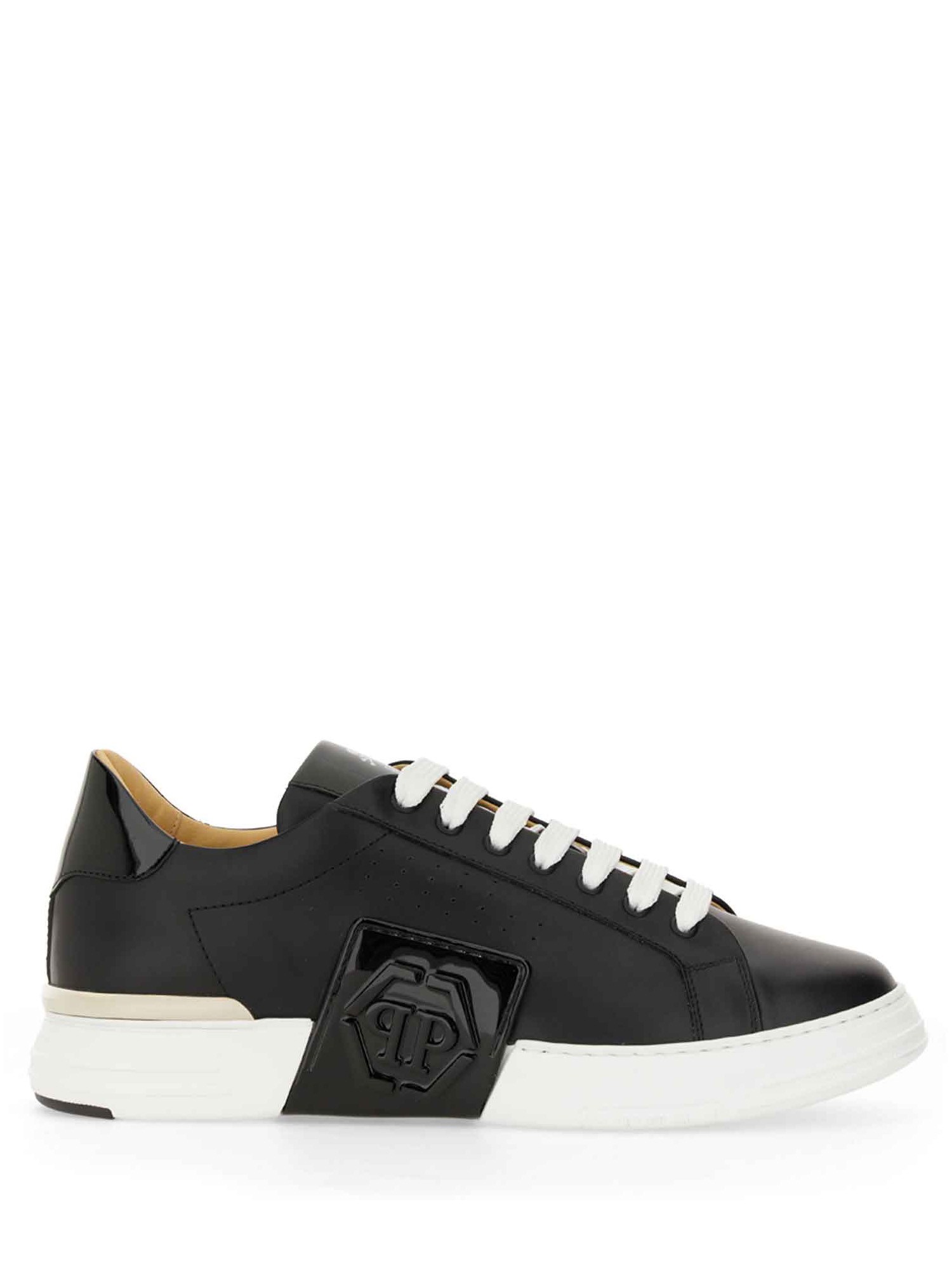 Shop Philipp Plein Sneaker With Logo In Black