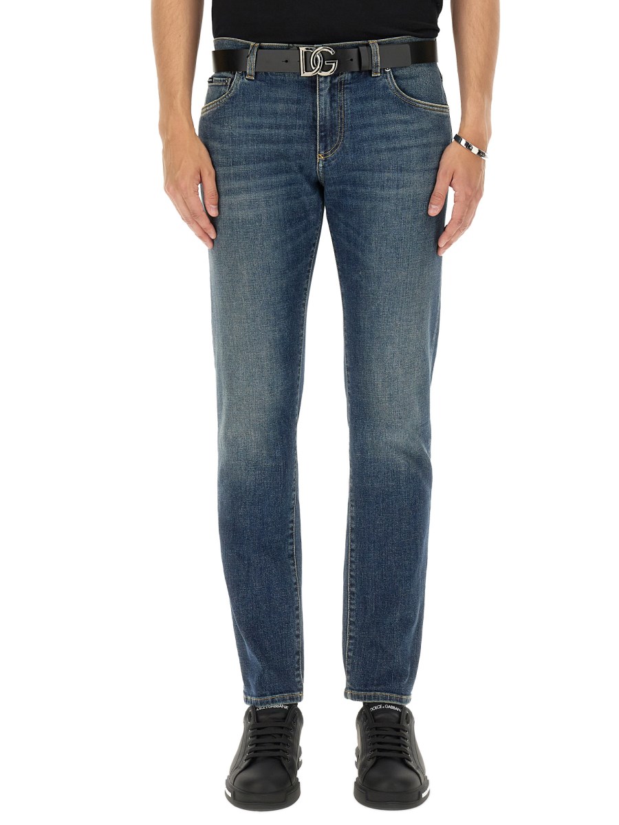 DOLCE & GABBANA JEANS SLIM FIT IN DENIM STRETCH