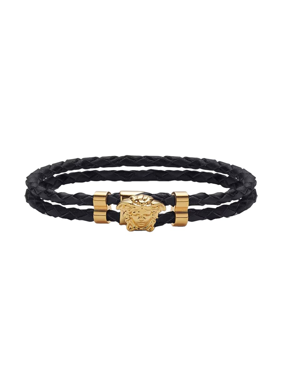 VERSACE BRACCIALE IN PELLE "LA MEDUSA"