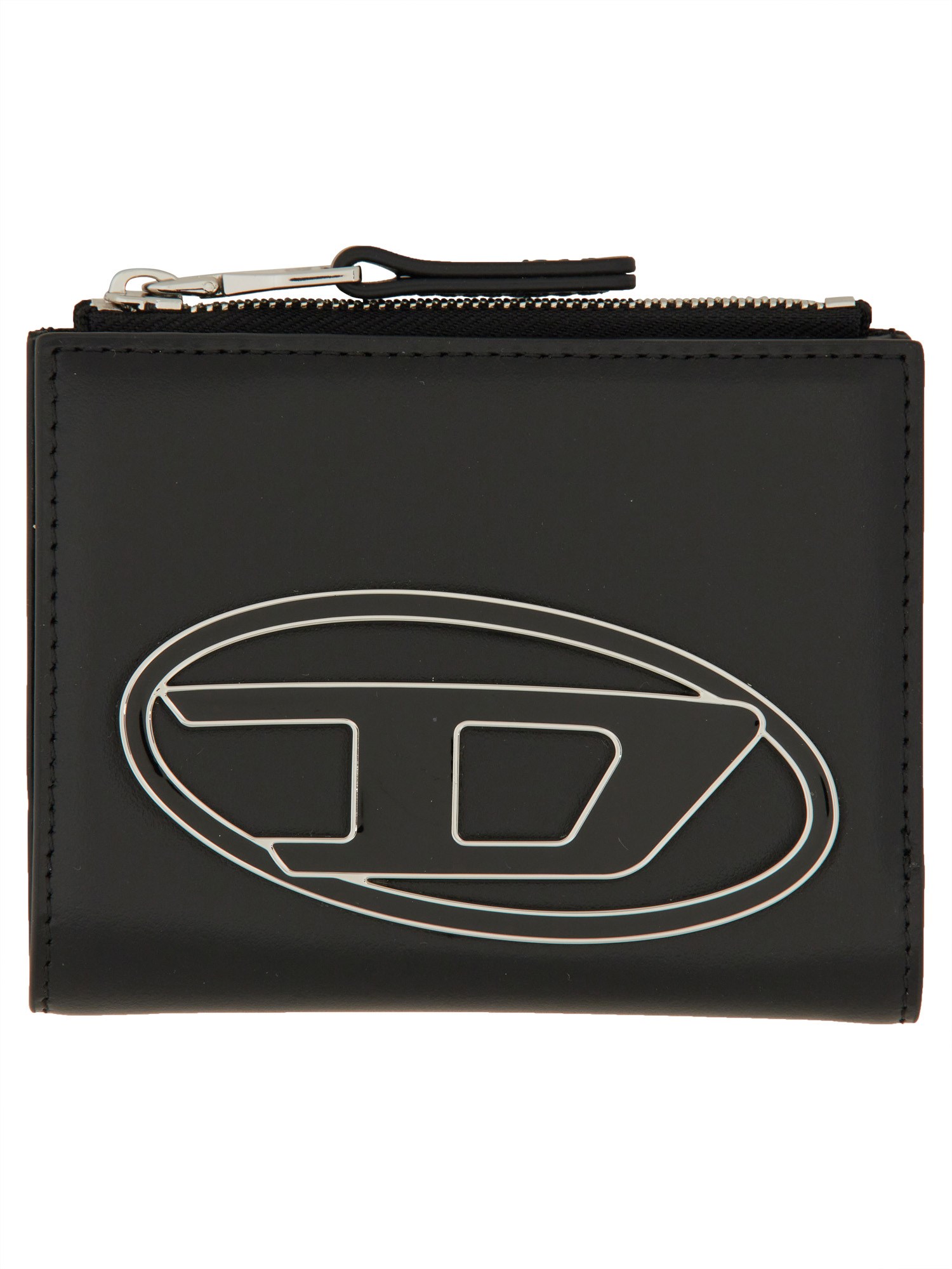 Shop Diesel Wallet With Logo In Black