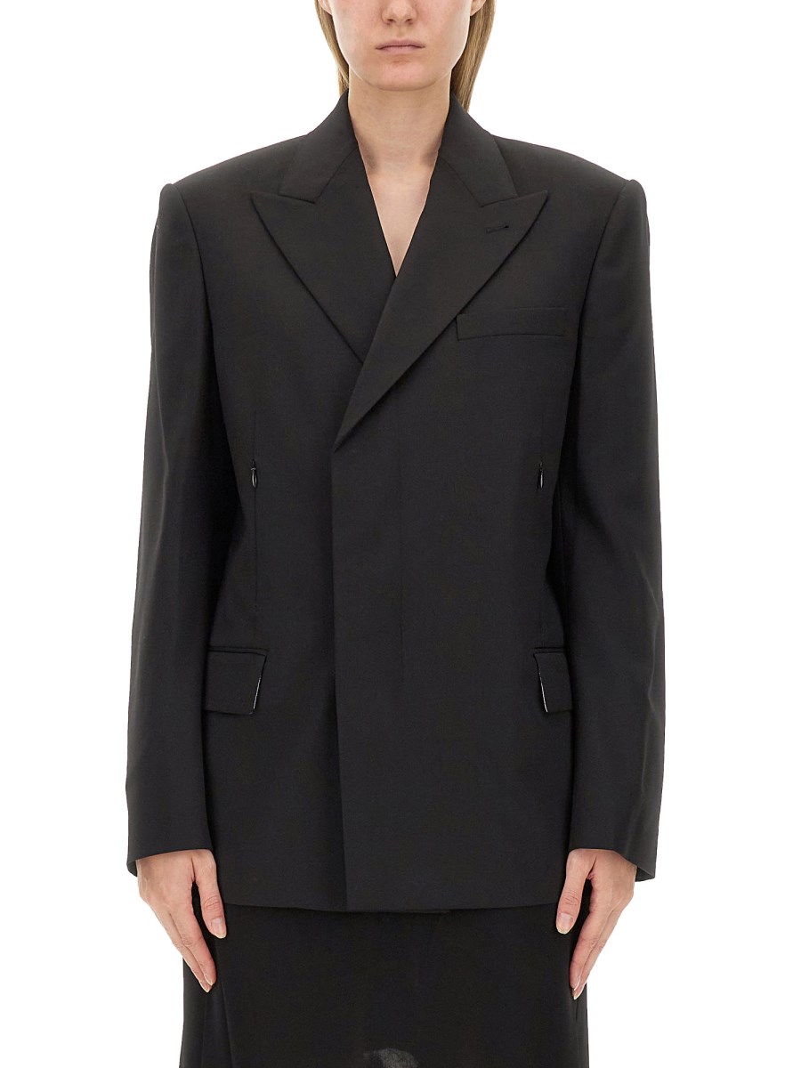 HELMUT LANG GIACCA OVERSIZE FIT IN LANA