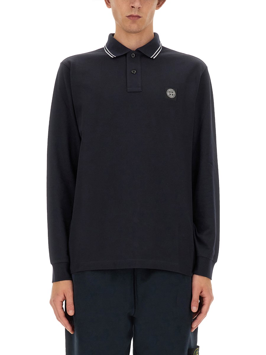 STONE ISLAND POLO CON LOGO