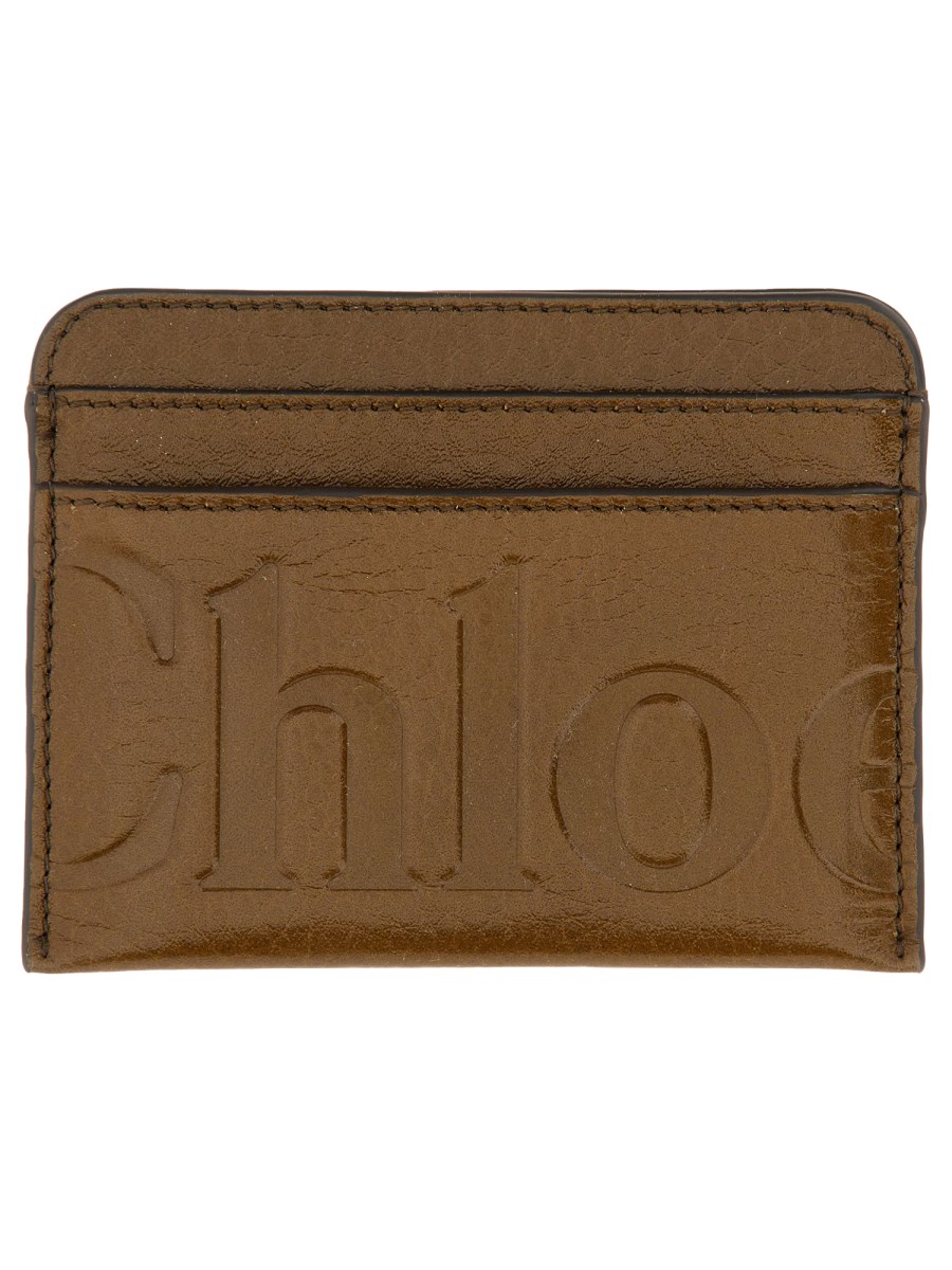 CHLOE&#39; PORTACARTE IN PELLE