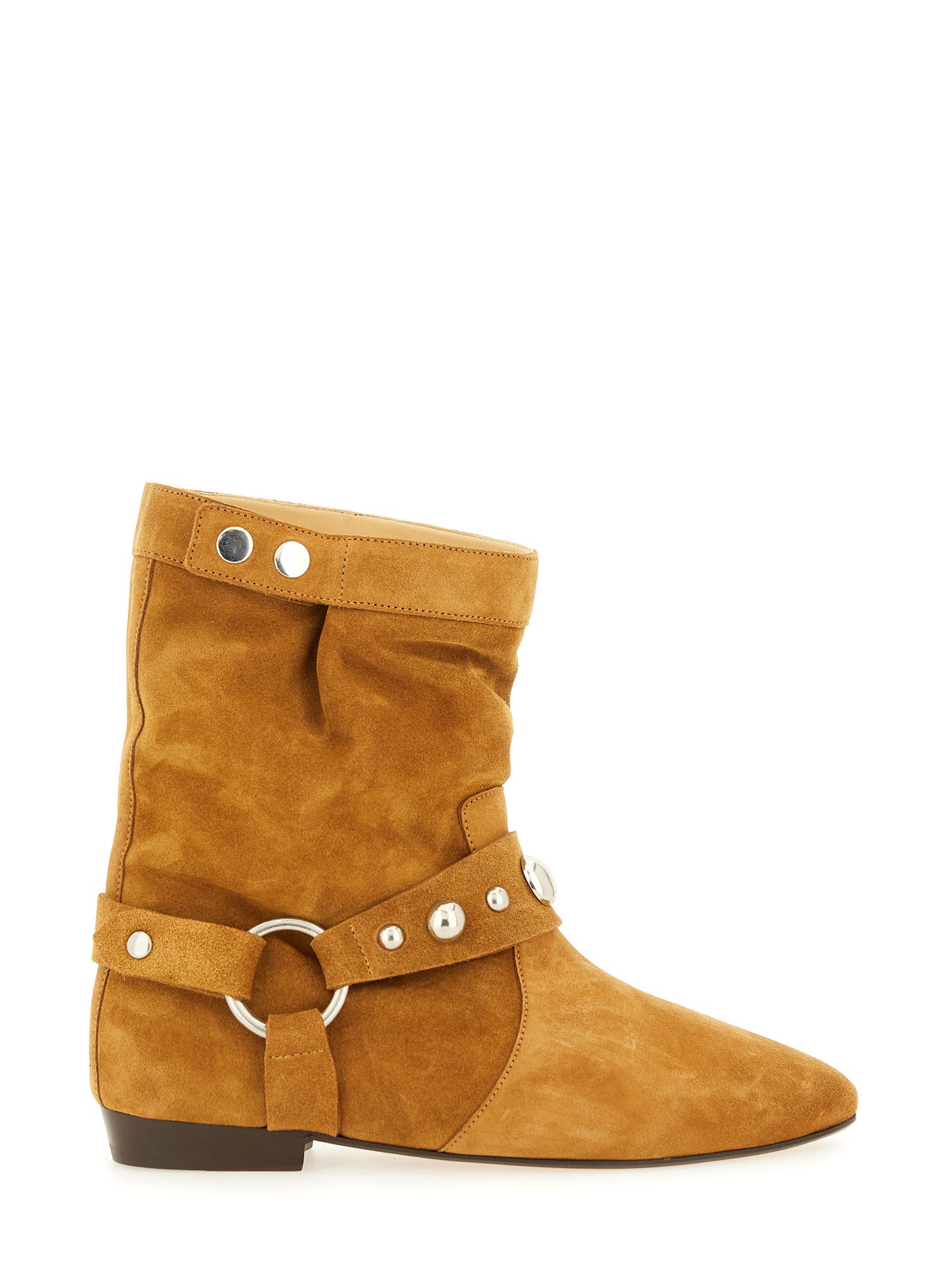 Shop Isabel Marant Stania Boot In Buff