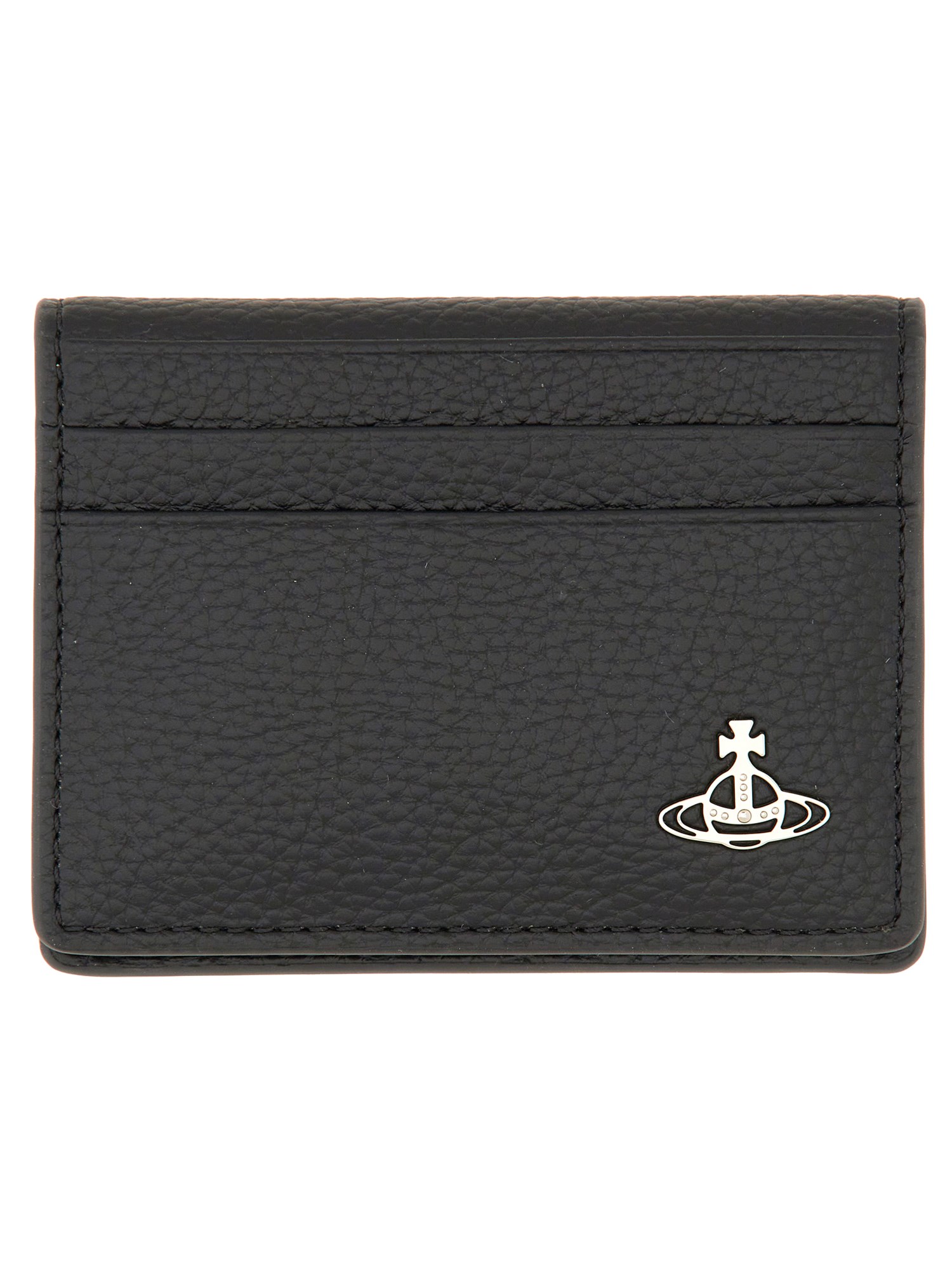 Shop Vivienne Westwood Bi-fold Card Holder In Black