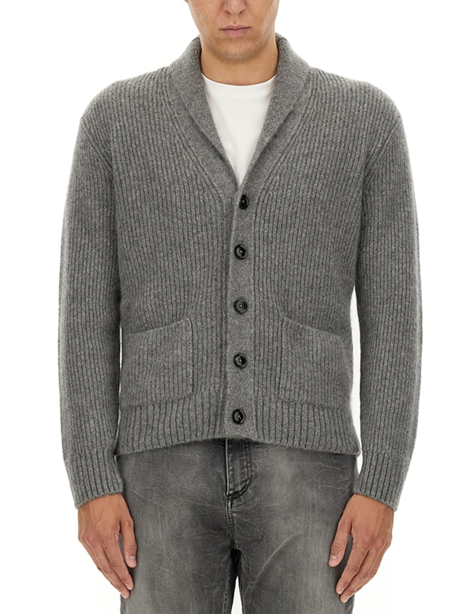 CARDIGAN IN CASHMERE E SETA