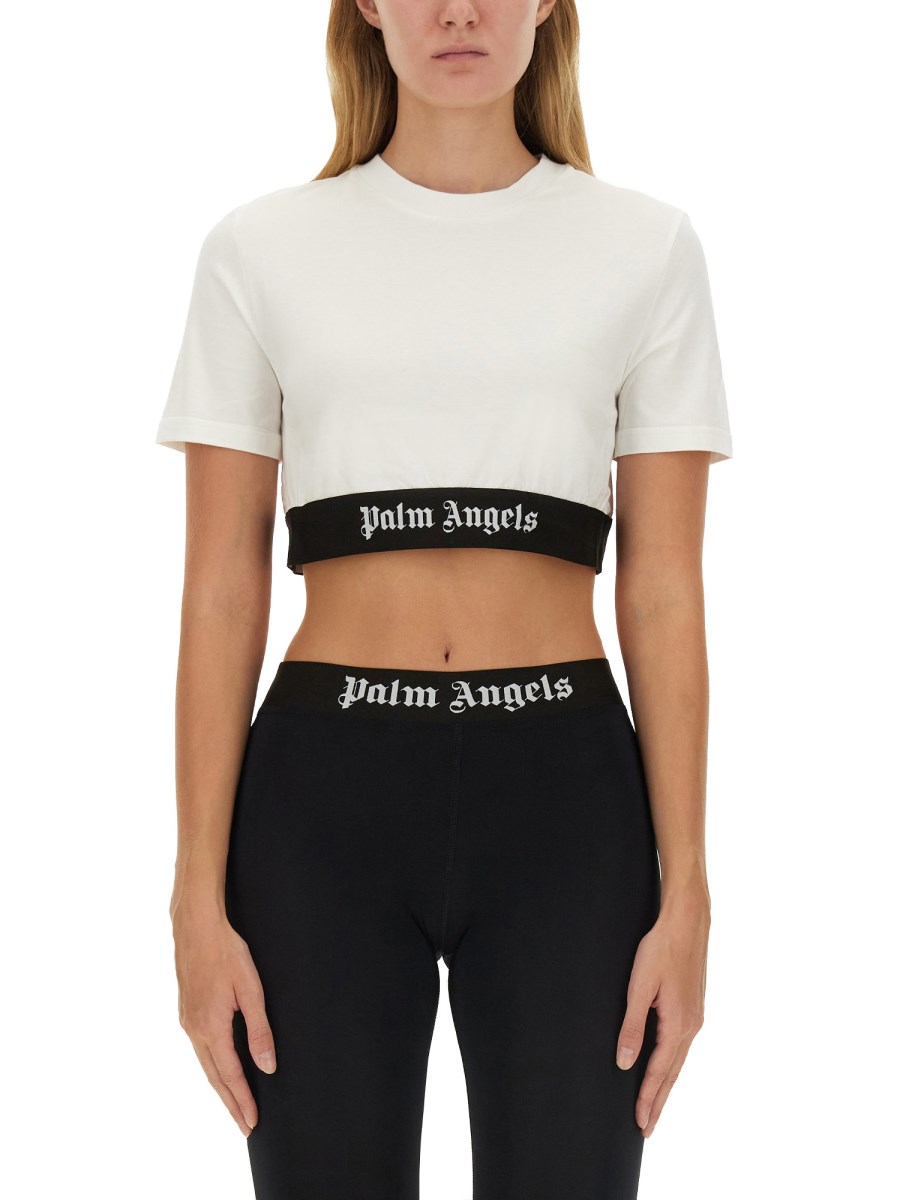 PALM ANGELS T-SHIRT CON LOGO