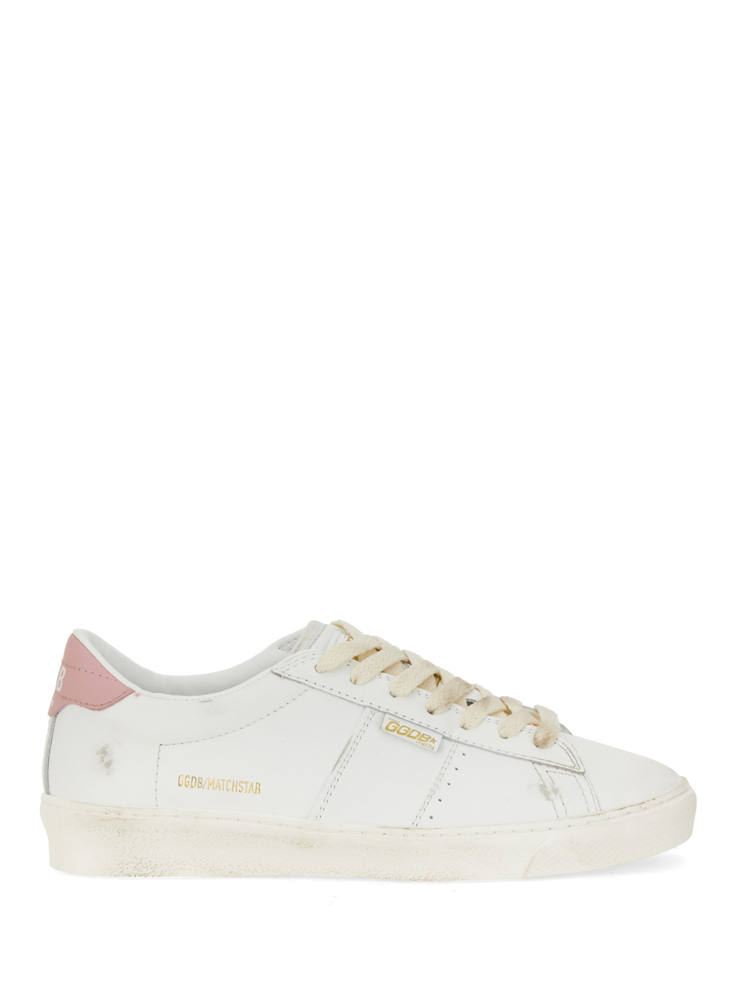 Shop Golden Goose Matchstar Sneaker In White