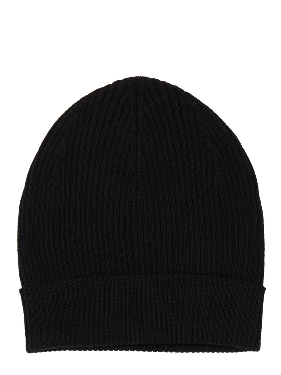 RICK OWENS CAPPELLO BEANIE IN MAGLIA DI CASHMERE