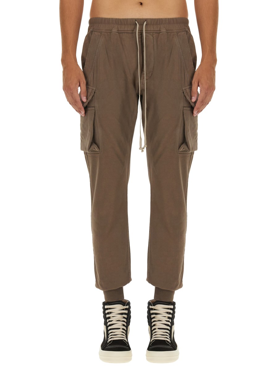 RICK OWENS DRKSHDW PANTALONE JOGGING IN COTONE