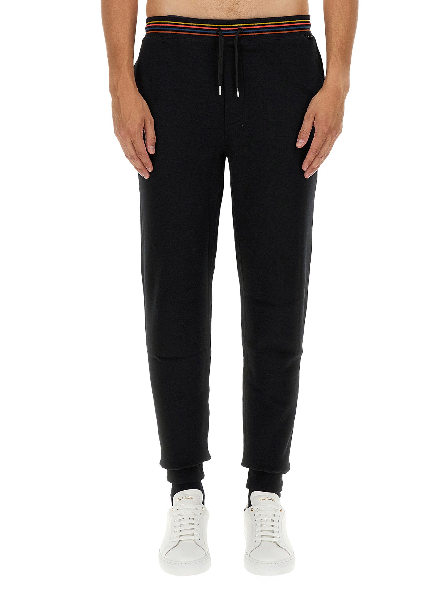 Shop Paul Smith Jogging Pants In Black