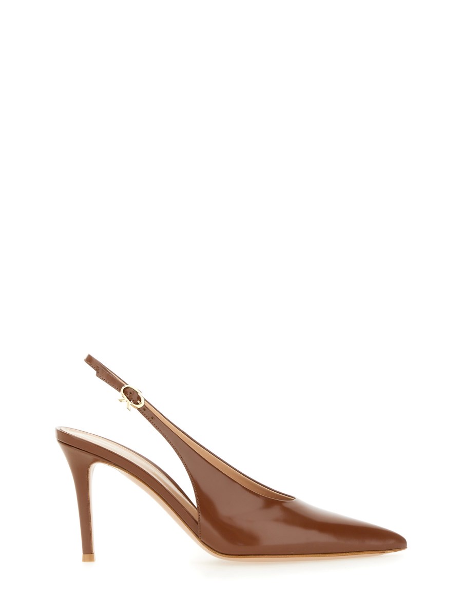 GIANVITO ROSSI SLINGBACK "ROBBIE" IN PELLE